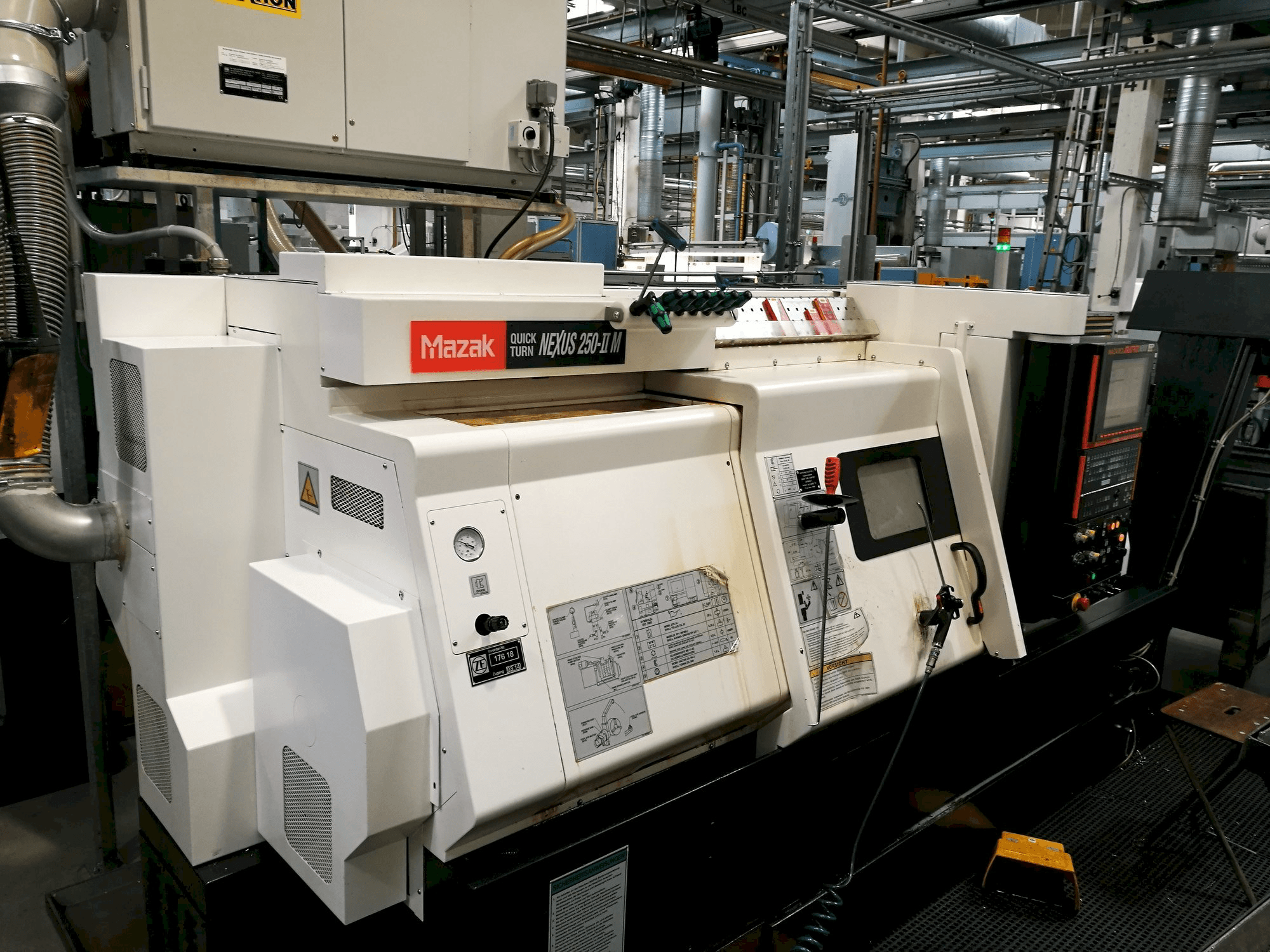 Front view of Mazak Quickturn Nexus 250-II M machine