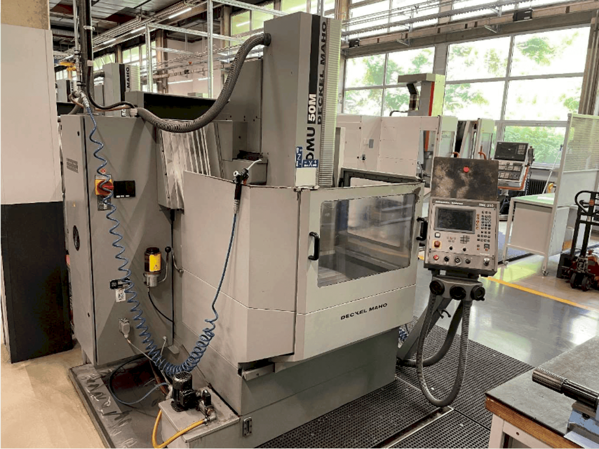 Front view of DECKEL DMU 50 machine