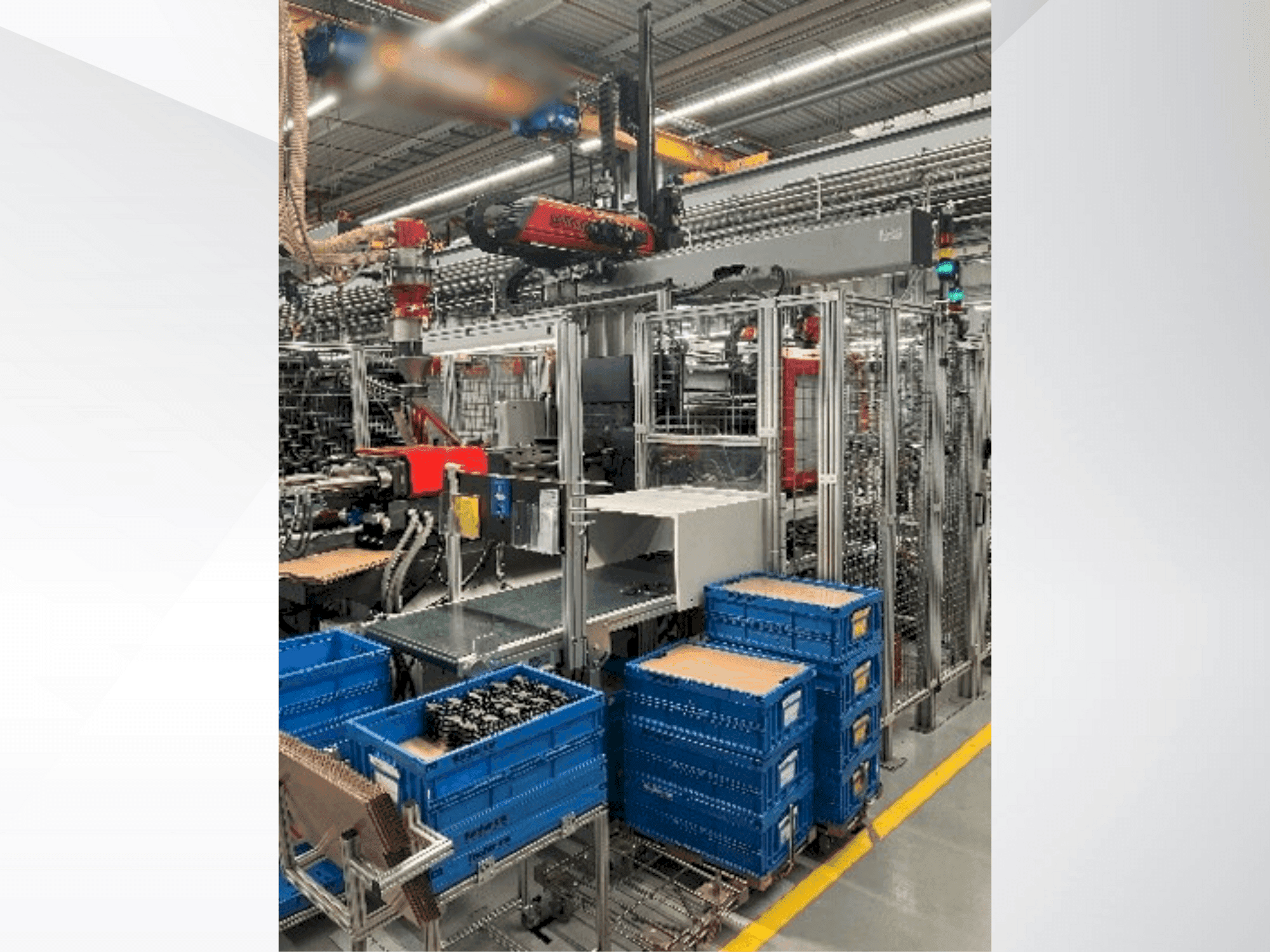 Front view of Arburg Allrounder 470 S 1300-350 (2004) machine