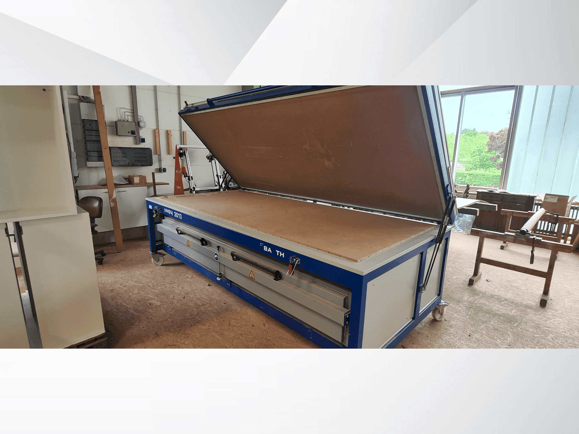 Front view of BARTH VMPH 3013 machine