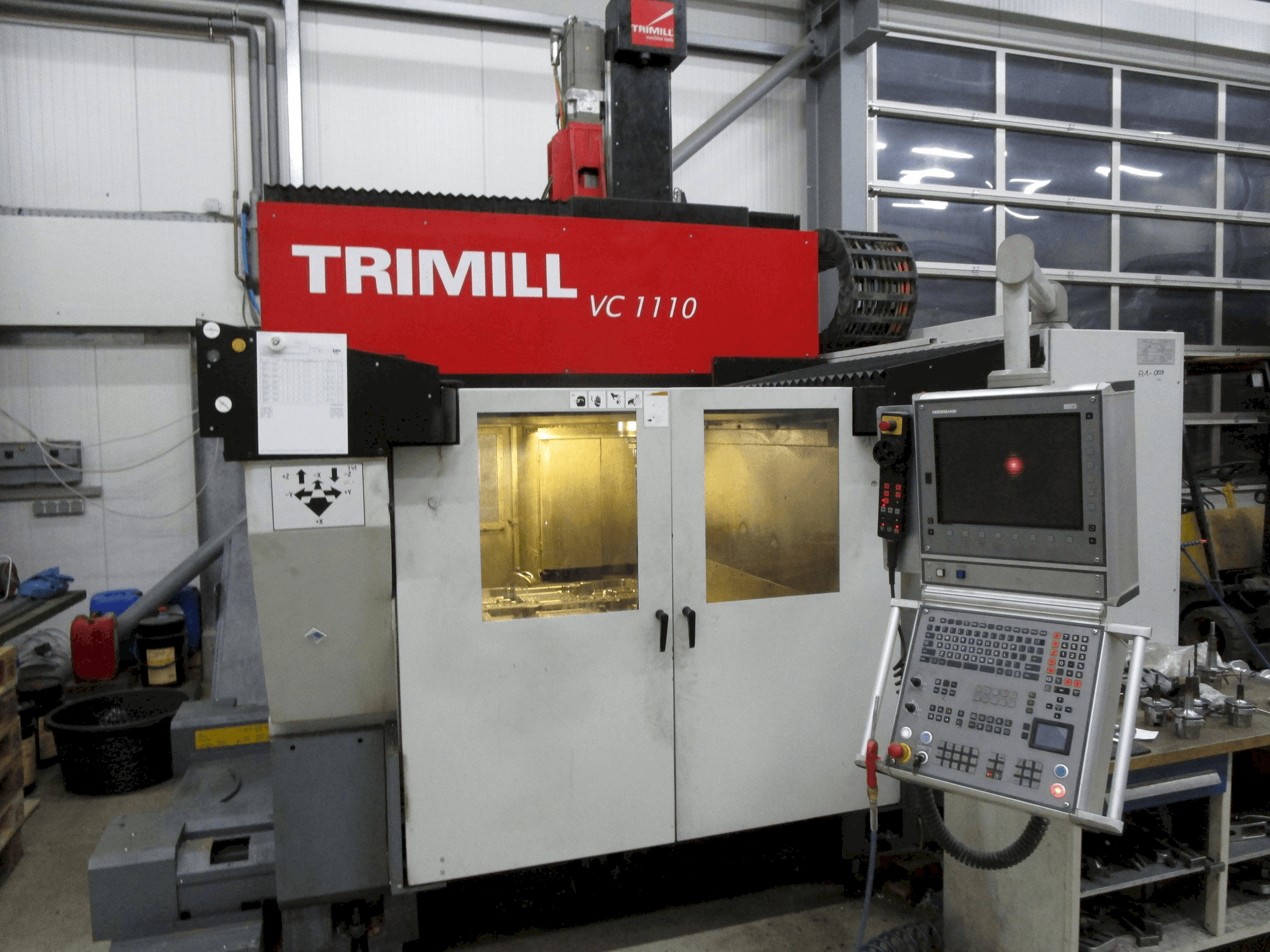 Front view of TRIMILL VC1110 machine