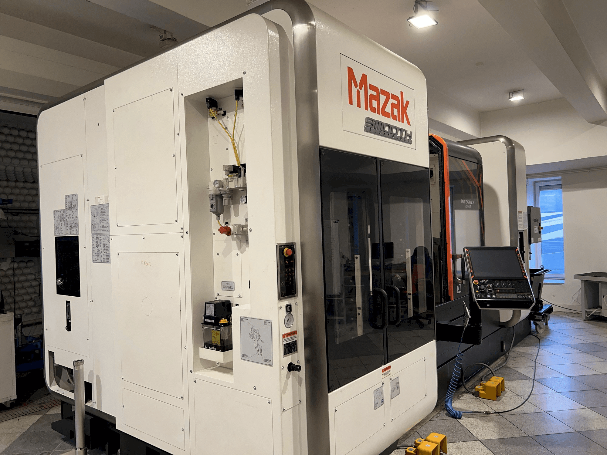 Front view of Mazak Integrex i-200S machine