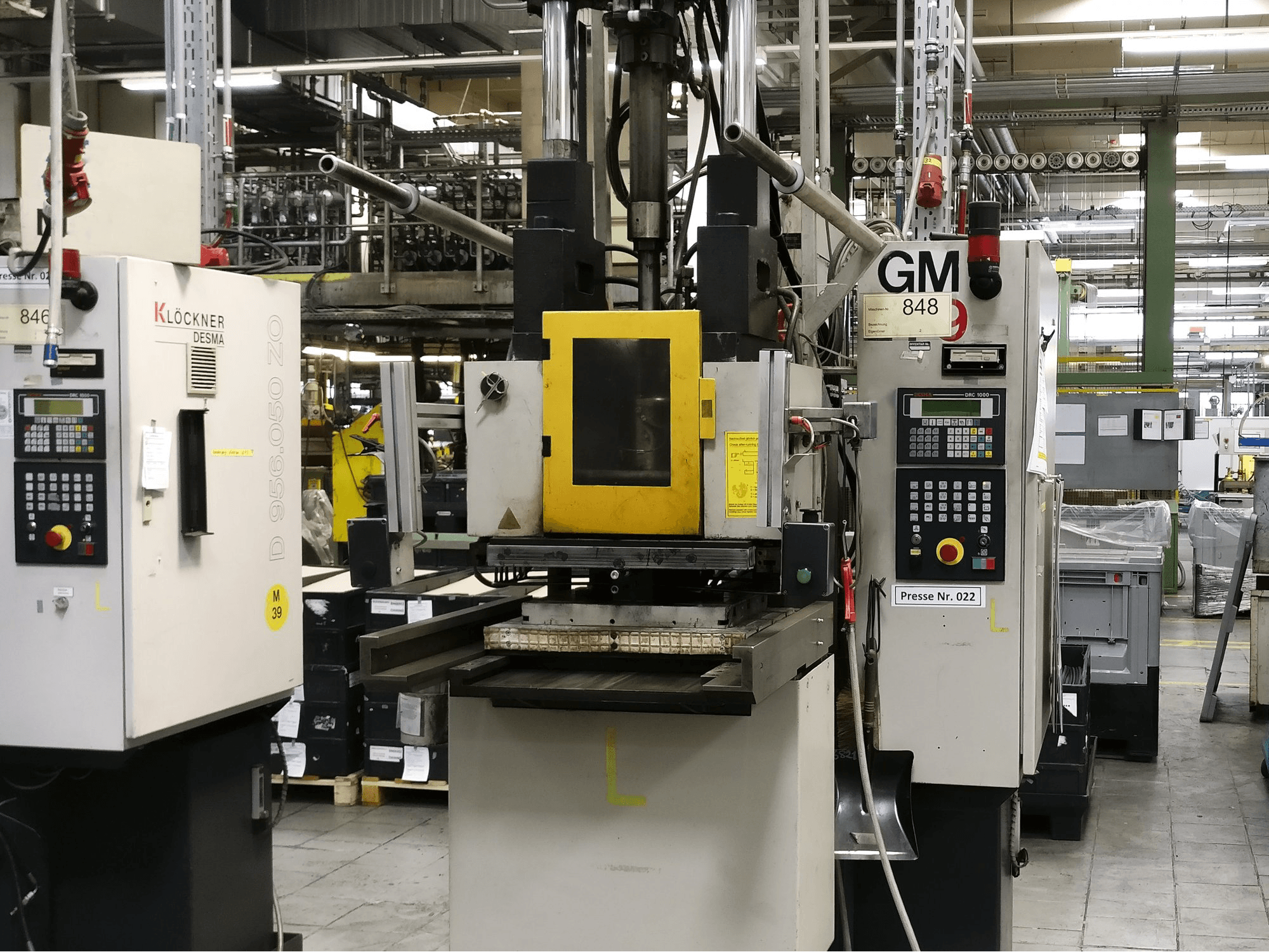 Front view of Kloeckner Desma 956.050 Machine