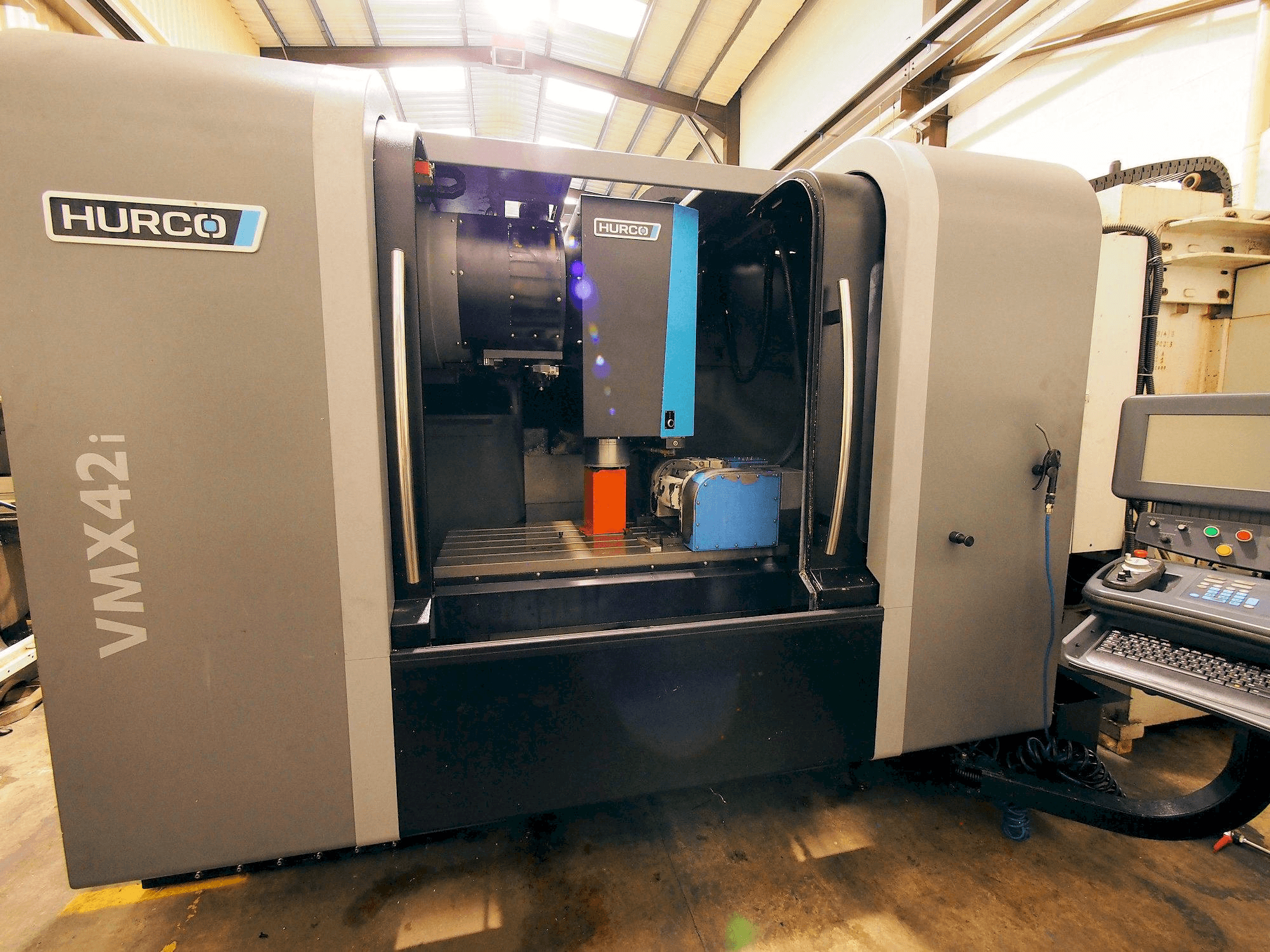 Front view of Hurco VMX 42i machine