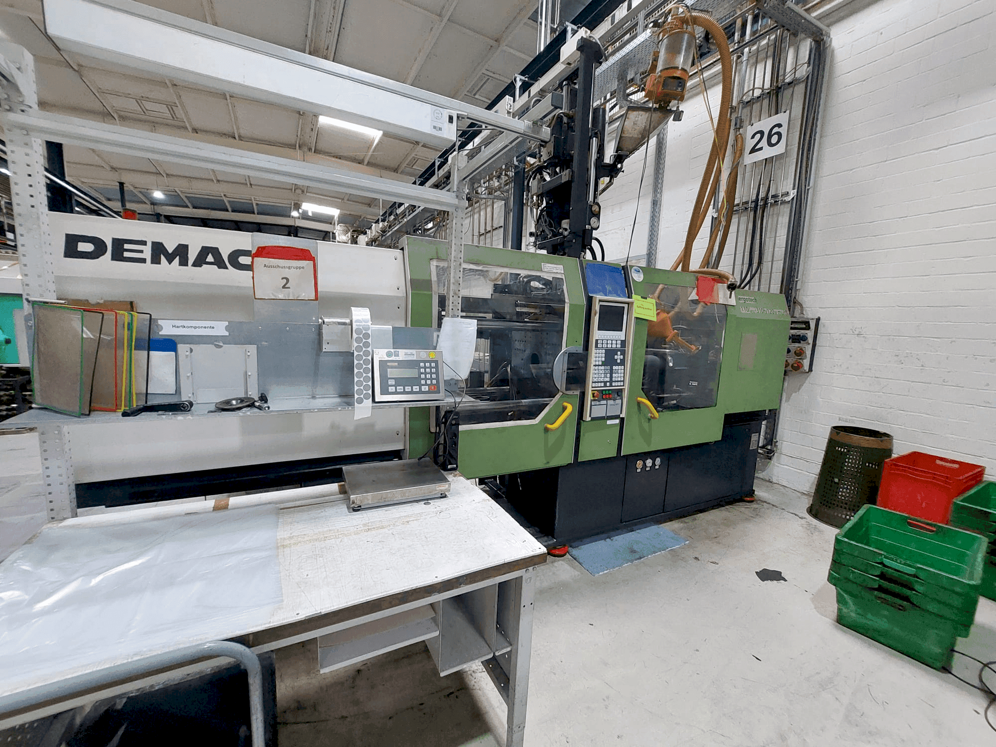 Front view of DEMAG D110-310H/120V machine