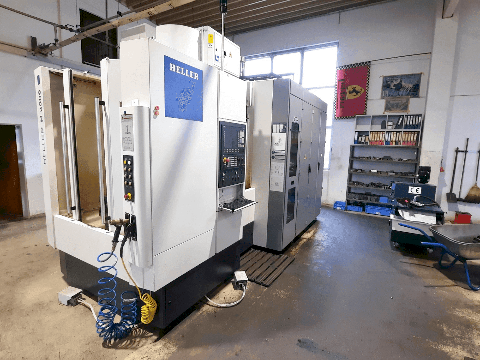 Front view of HELLER H2000 machine
