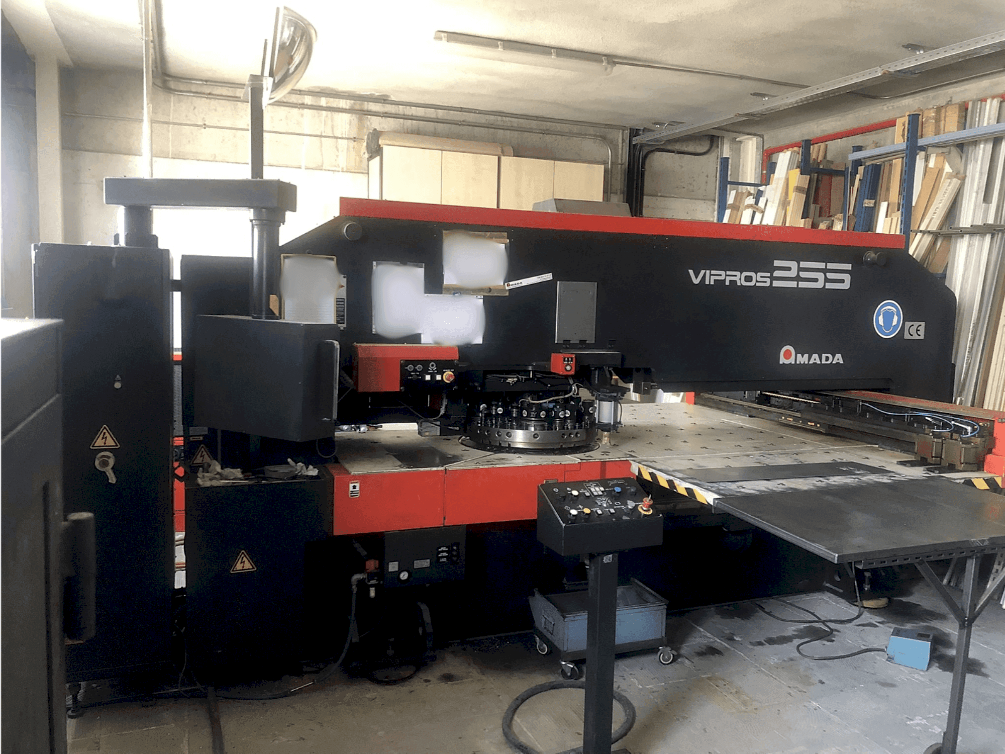 Front view of AMADA Vipros 255 machine