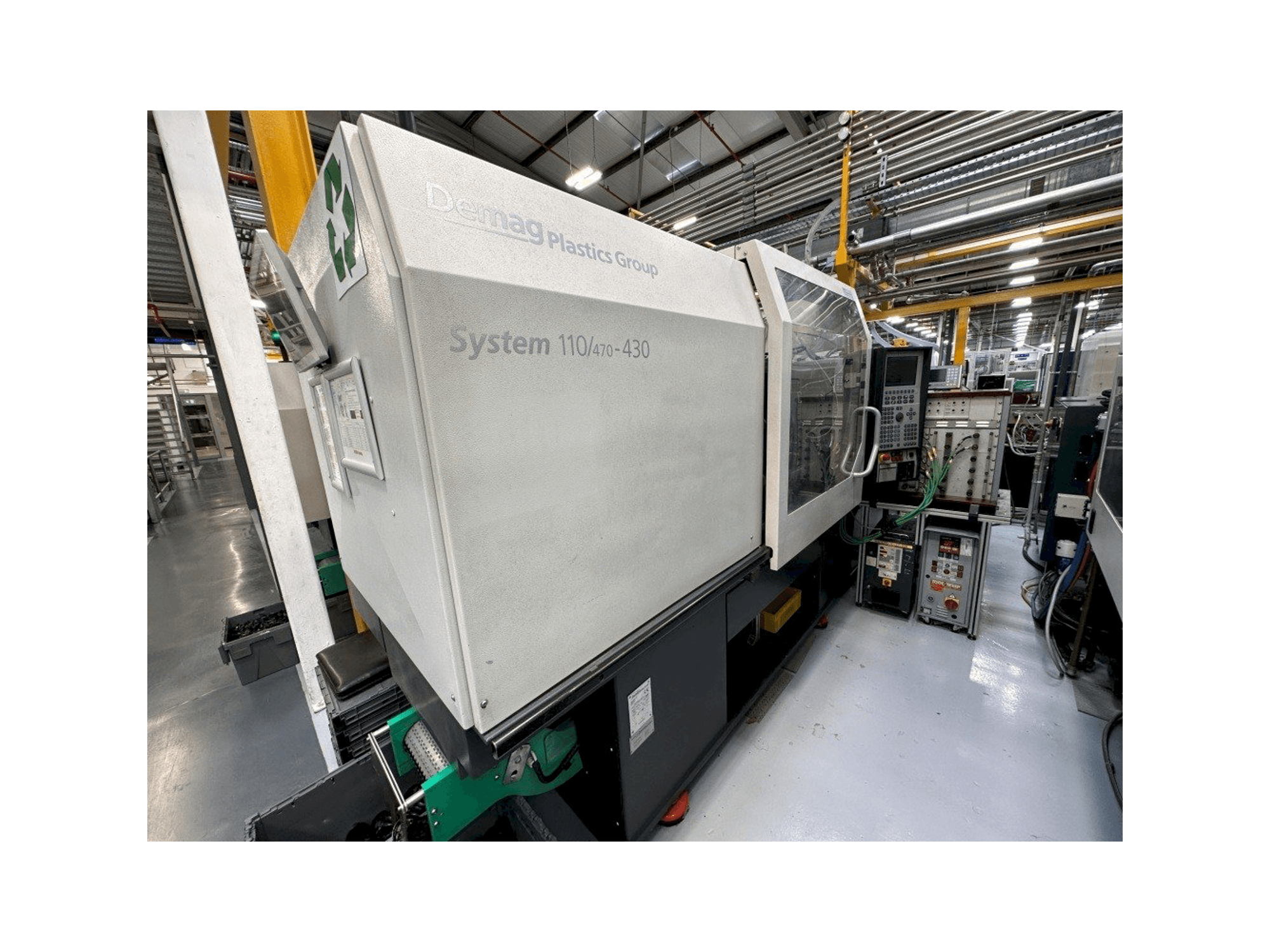 Front view of DEMAG System 110/470-430 machine