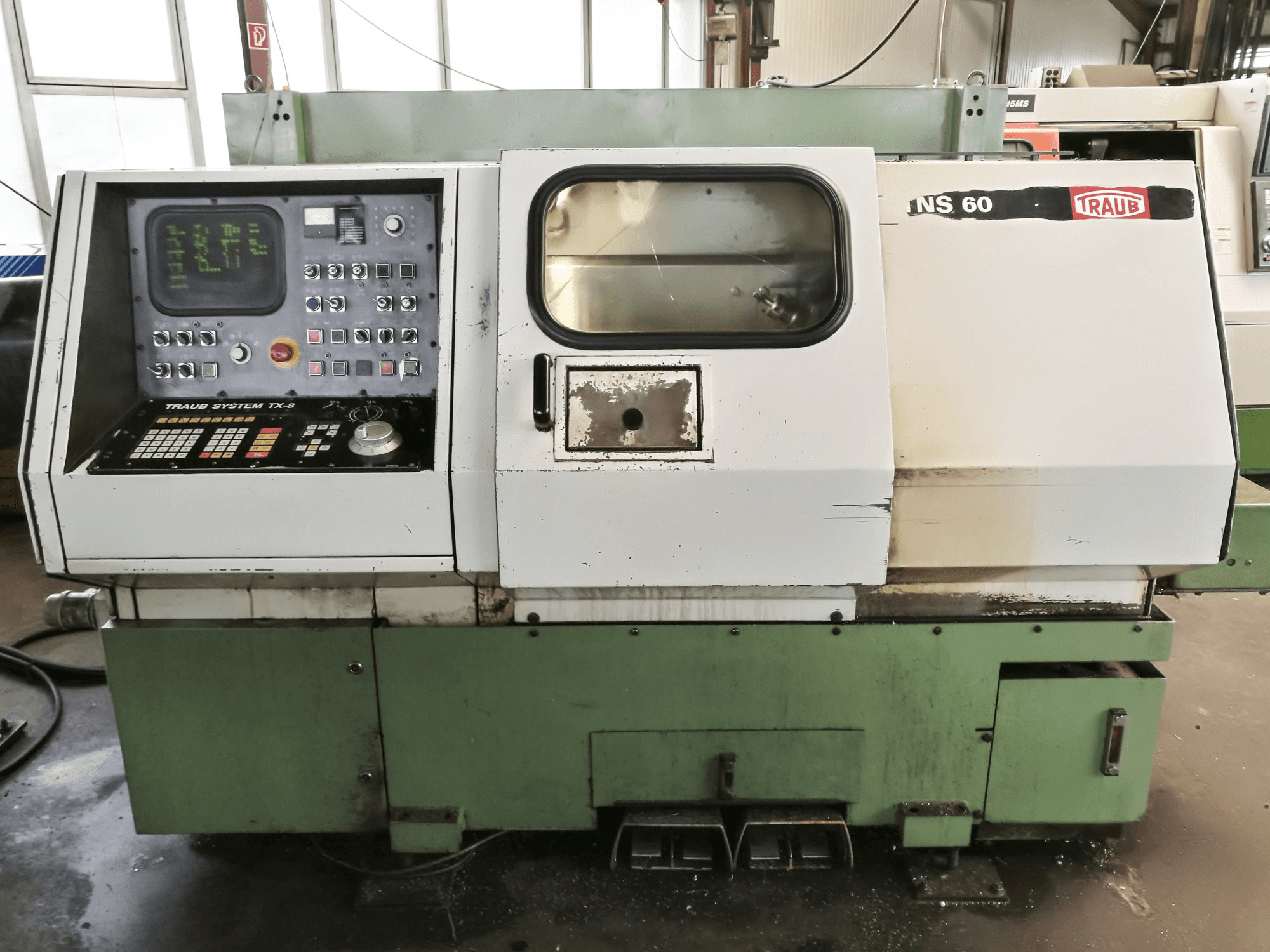 Front view of TRAUB TNS 60 Machine