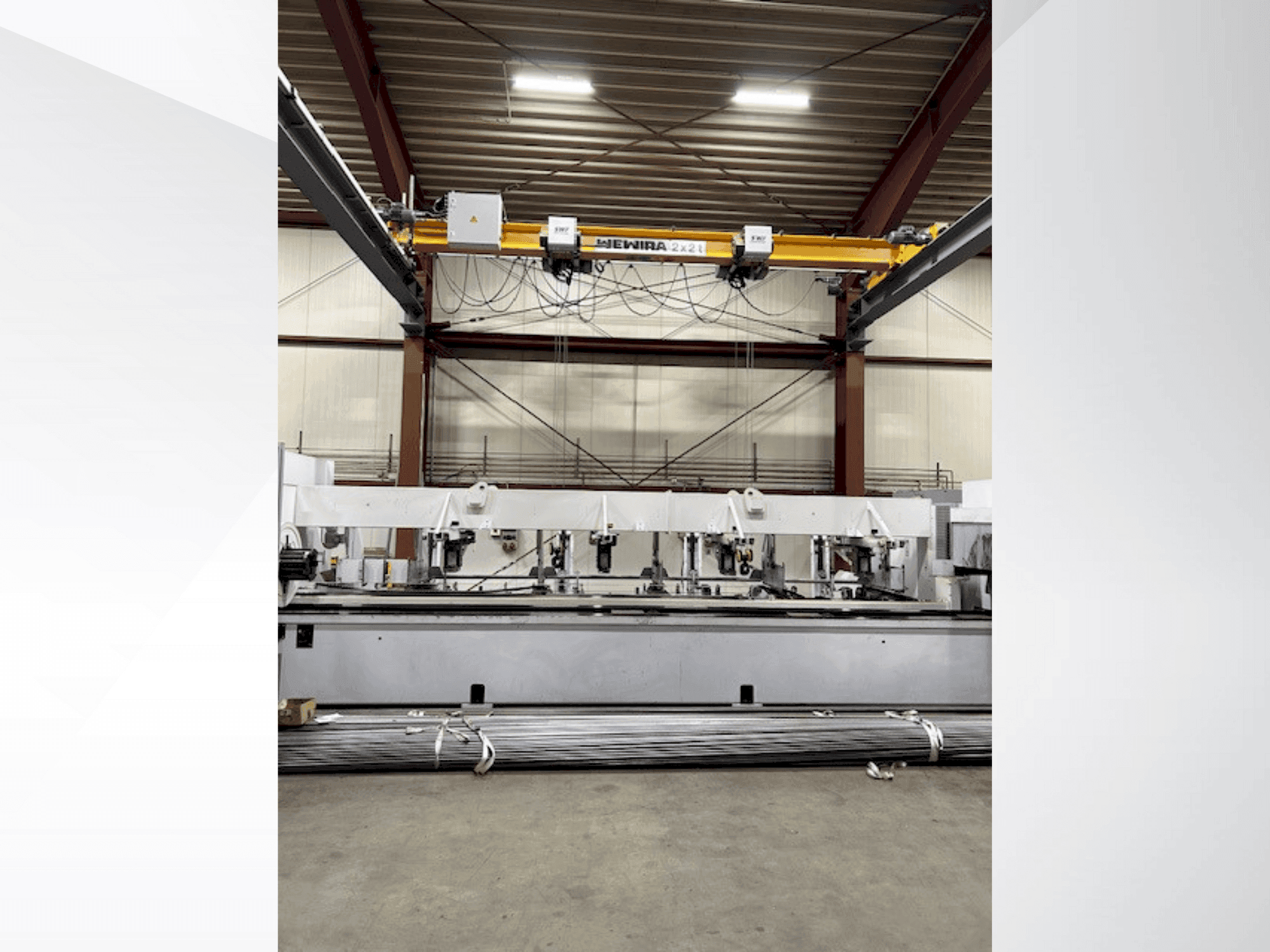 Front view of TRUMPF Tru Laser Tube 3000 Fiber machine