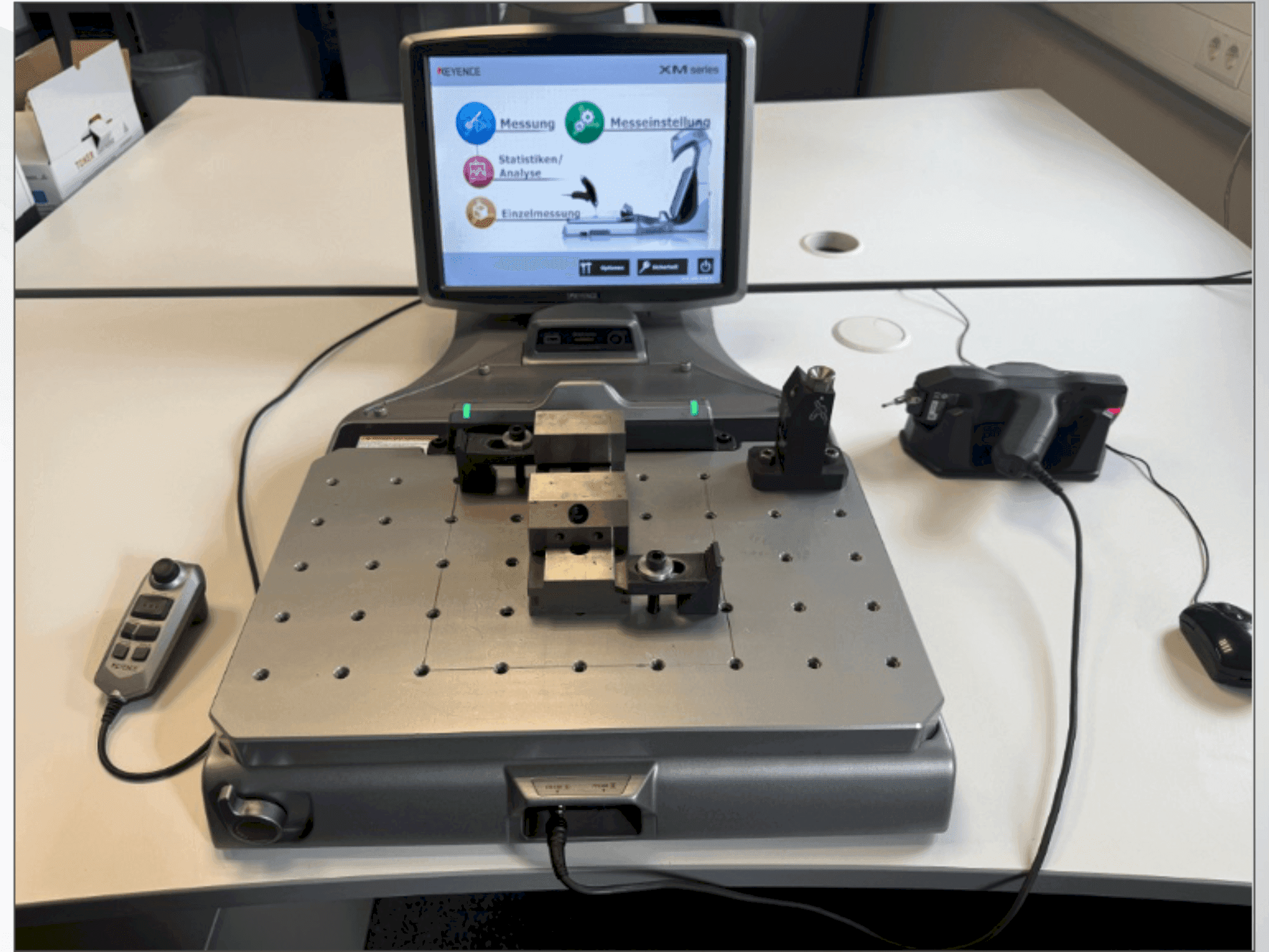 Front view of KEYENCE XM-1200 machine