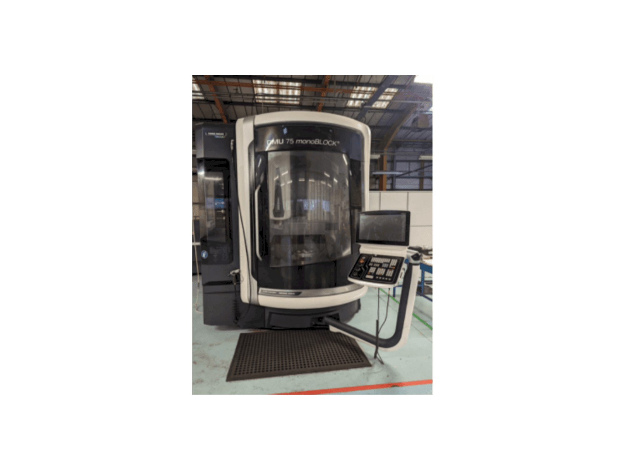 Left side view of DMG MORI DMU 75 Monoblock machine