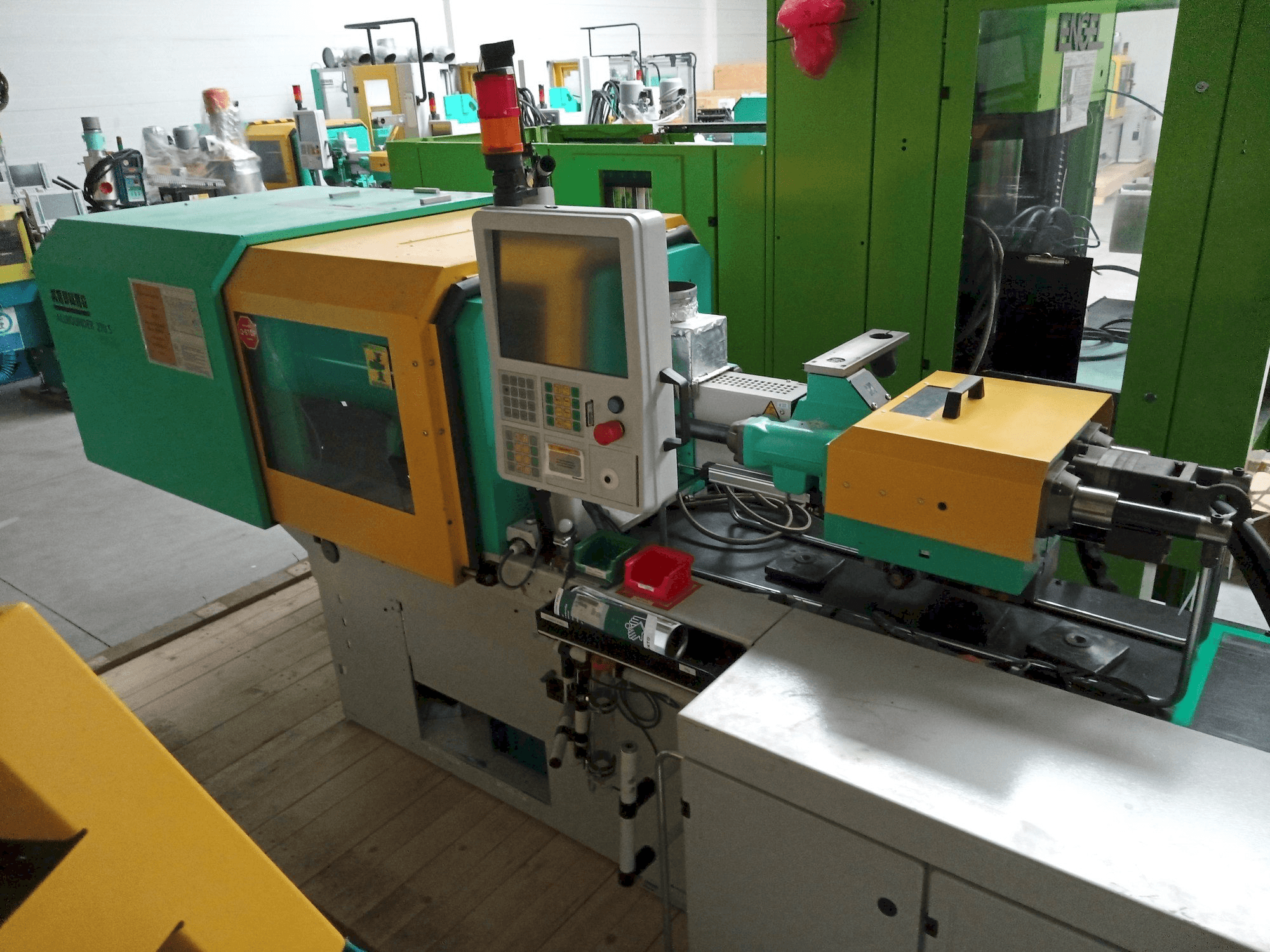 Front view of Arburg Allrounder 270S 350 - 70U machine