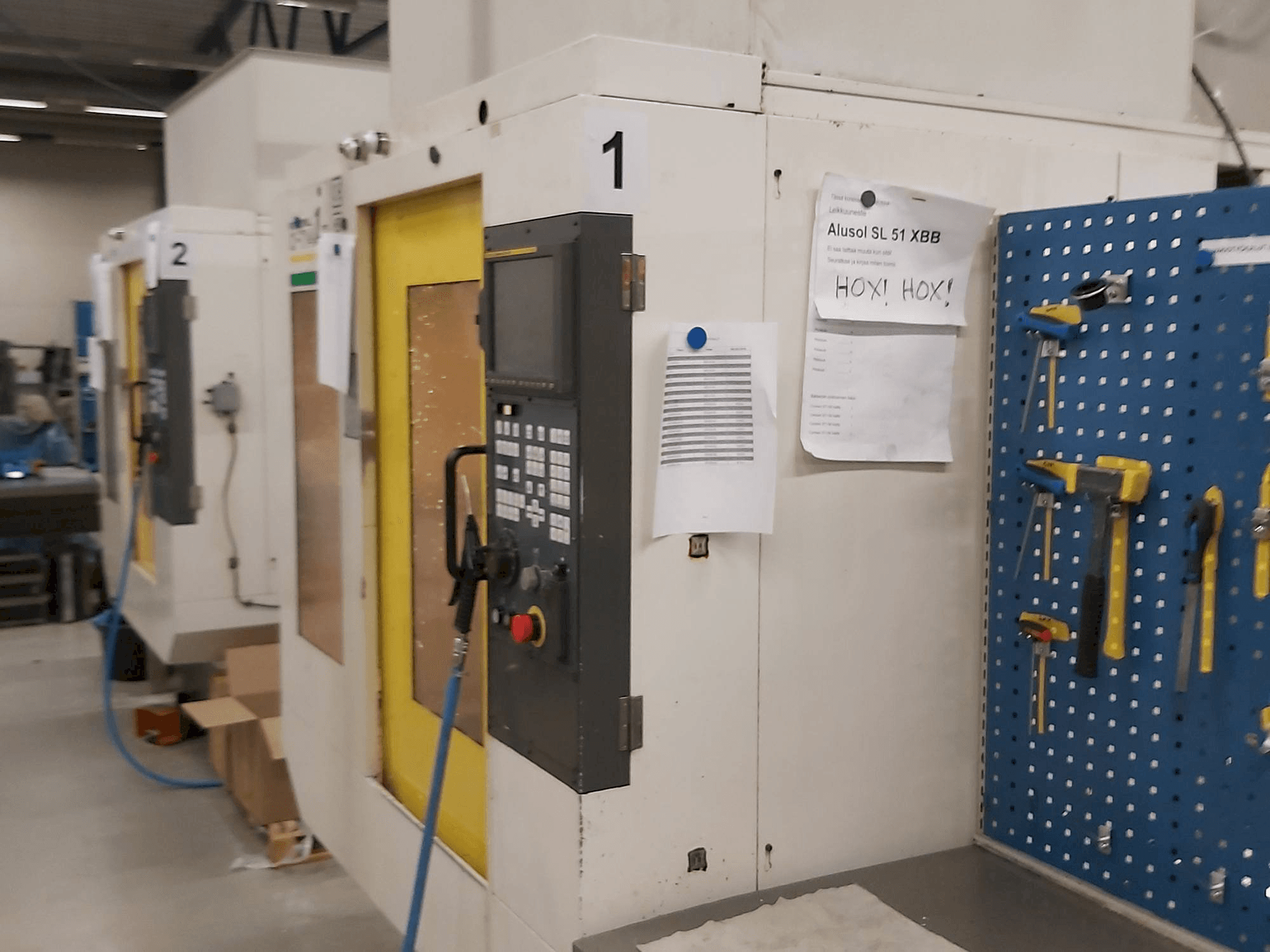 Front view of FANUC Robodrill alfa-T14iA machine