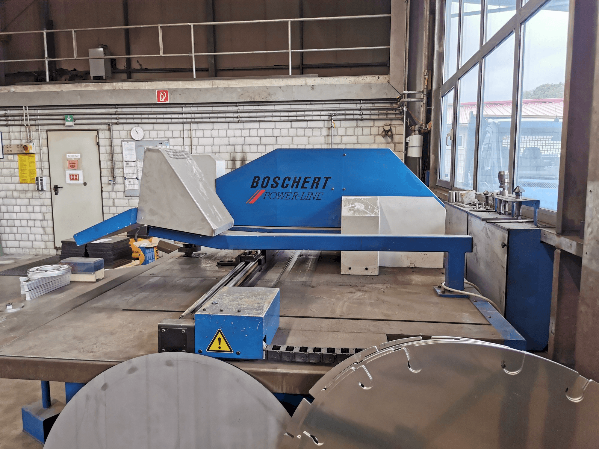 Front view of BOSCHERT PL 150 CNC Z machine