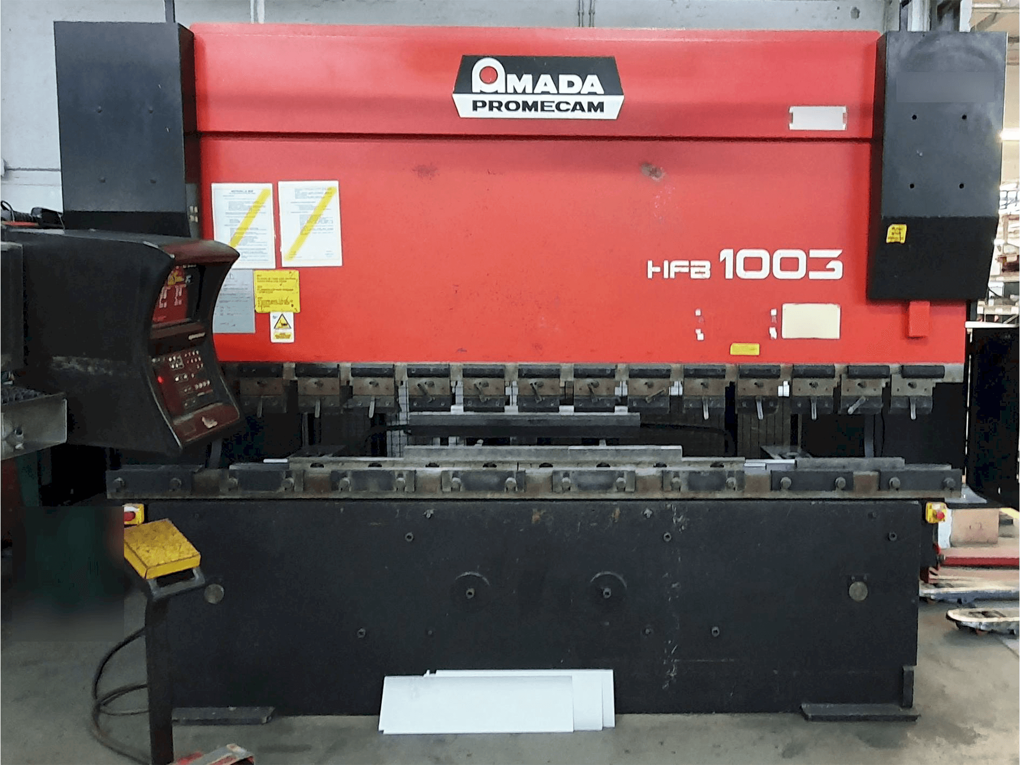 Front view of AMADA HFB 100.3 machine