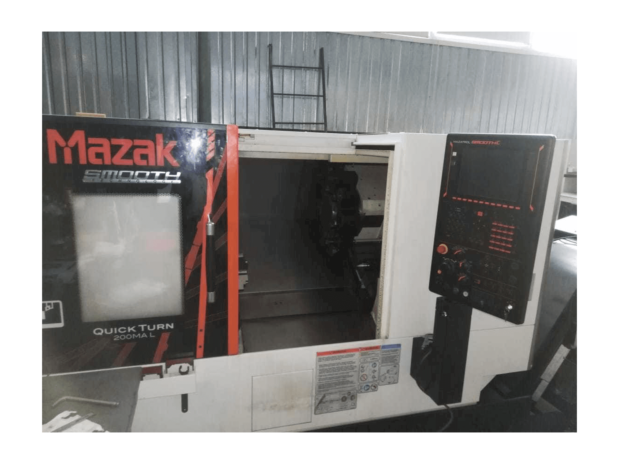Front view of Mazak Quick Turn 200MA L machine