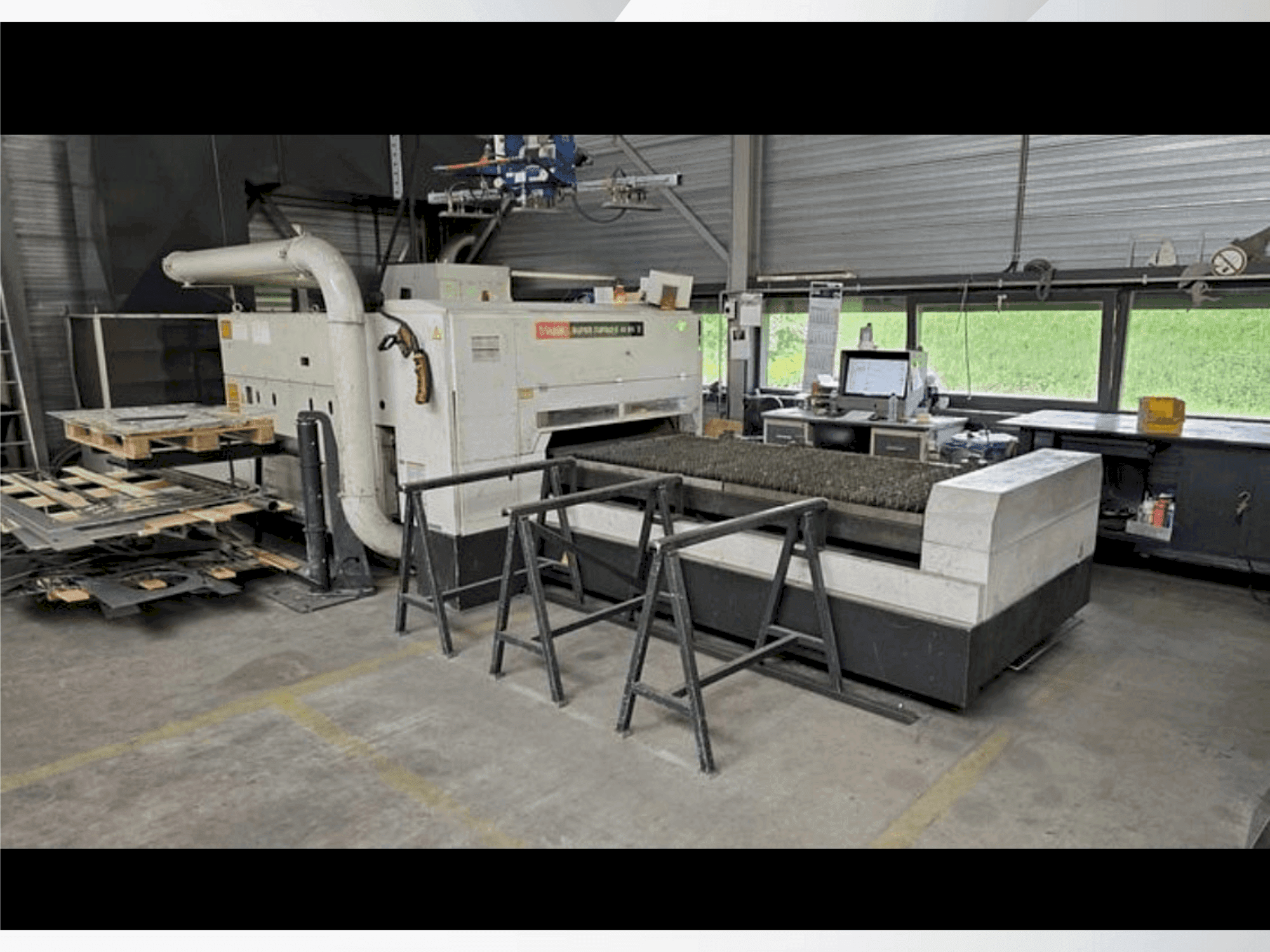 Front view of Mazak Super Turbo-X 48 MK II machine