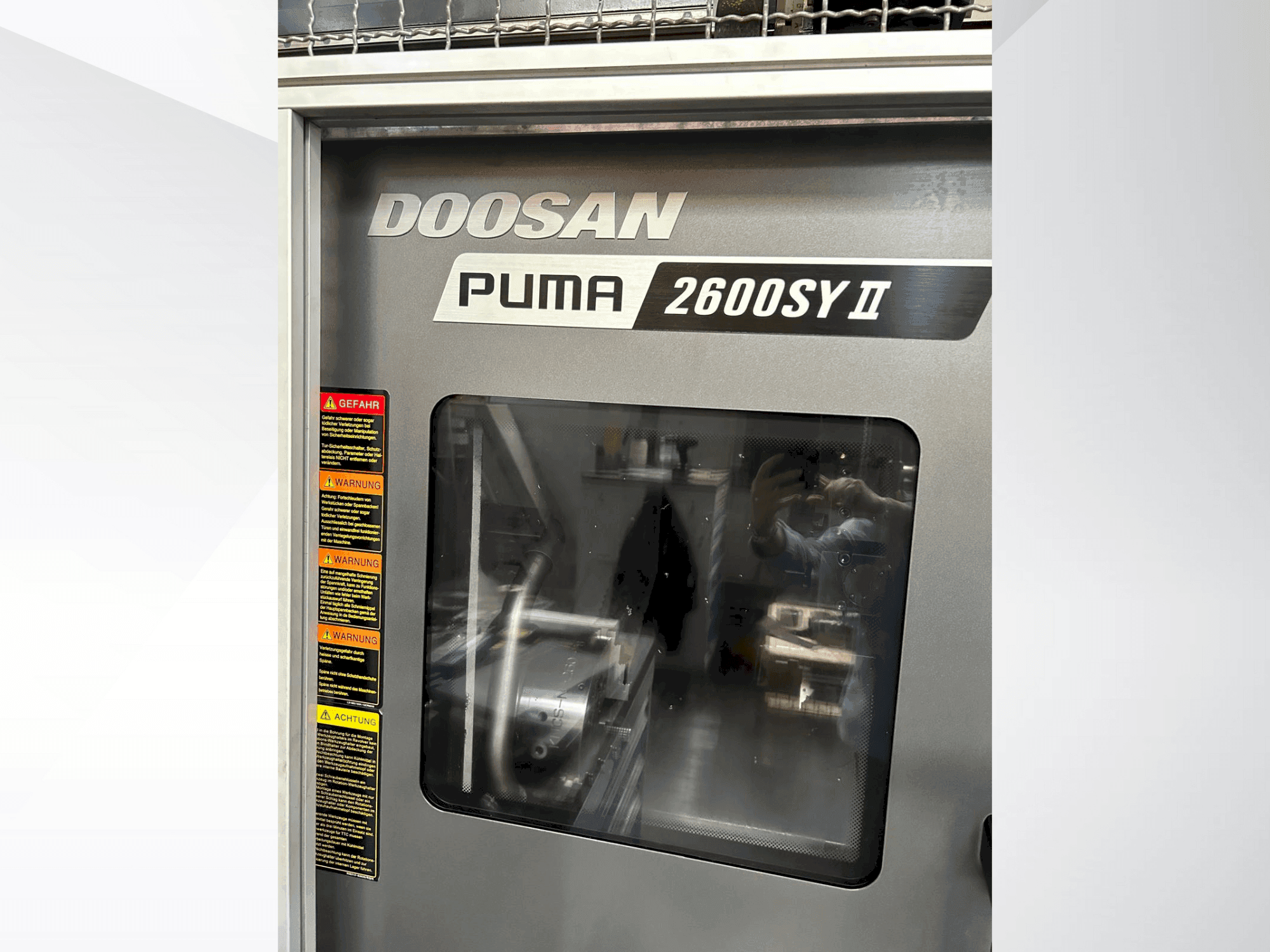 Front view of DOOSAN Puma 2600 SY II machine