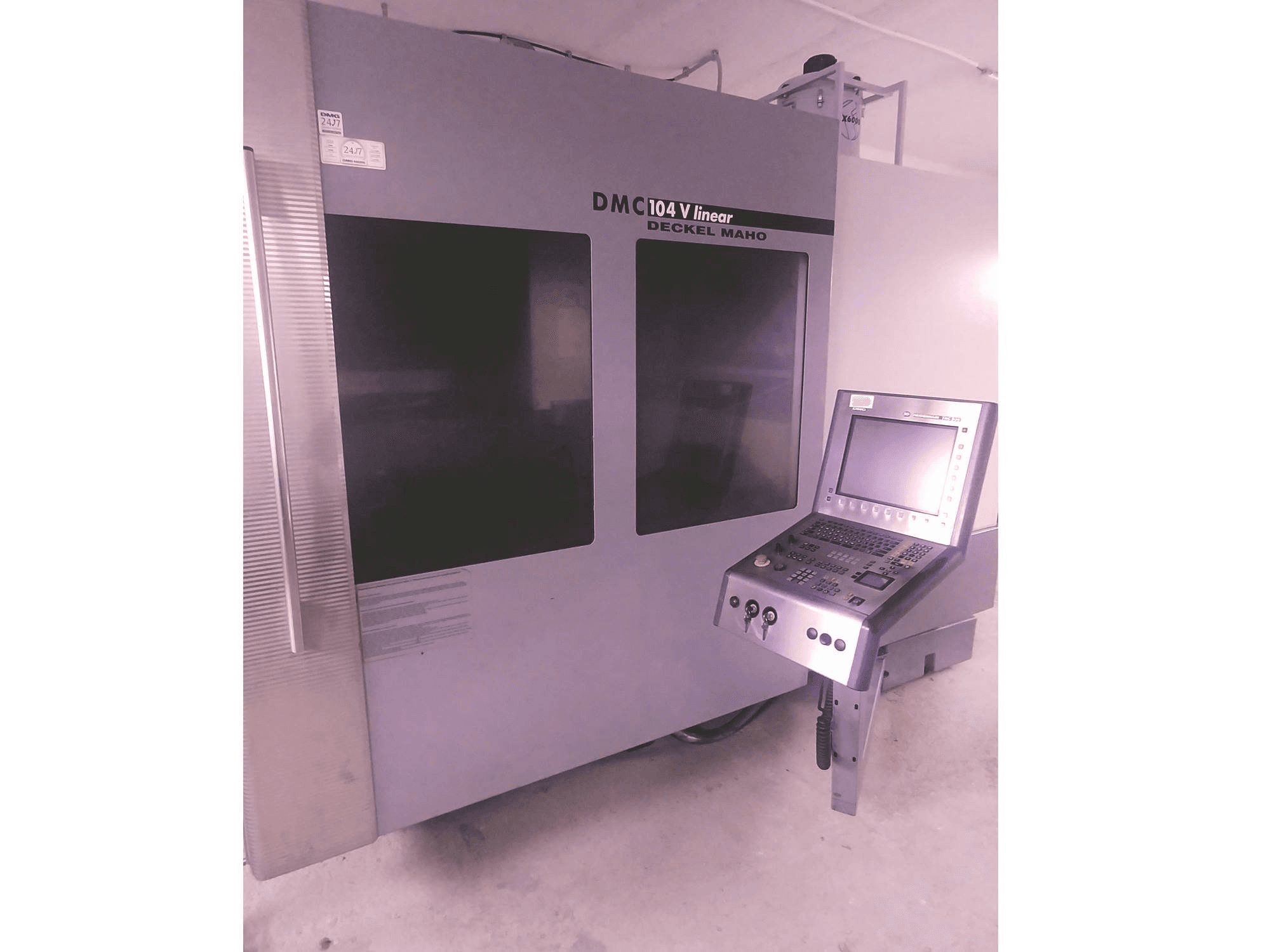 Front view of DECKEL MAHO Dmc 104 V Linear machine