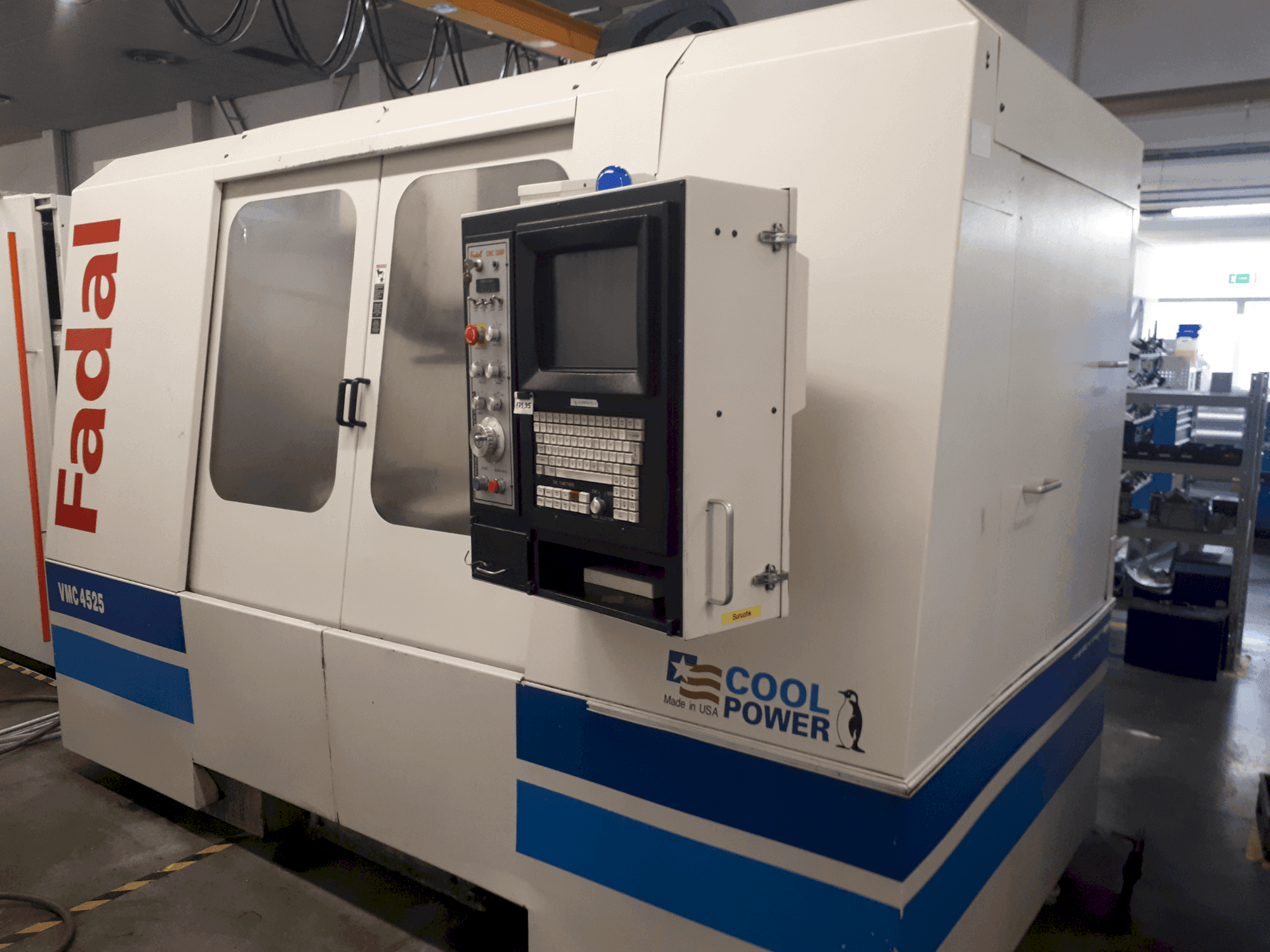 Front view of FADAL VMC4525 machine