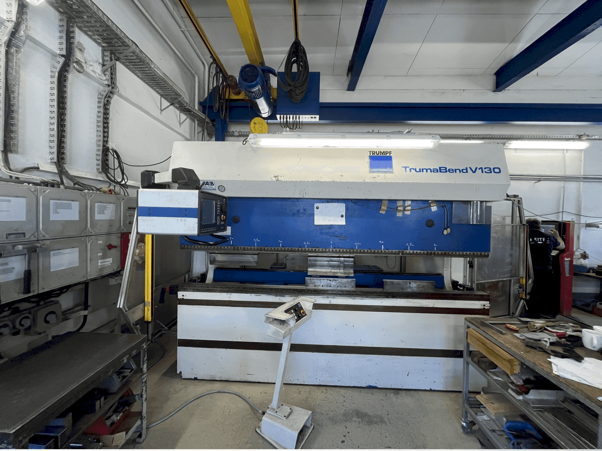 Front view of TRUMPF TrumaBend V130 machine