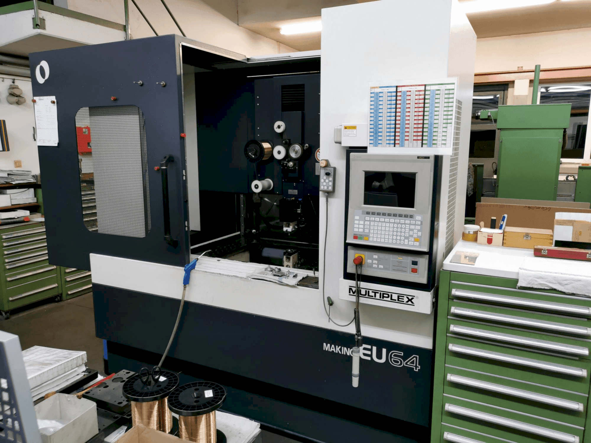 Front view of Makino EU64 machine