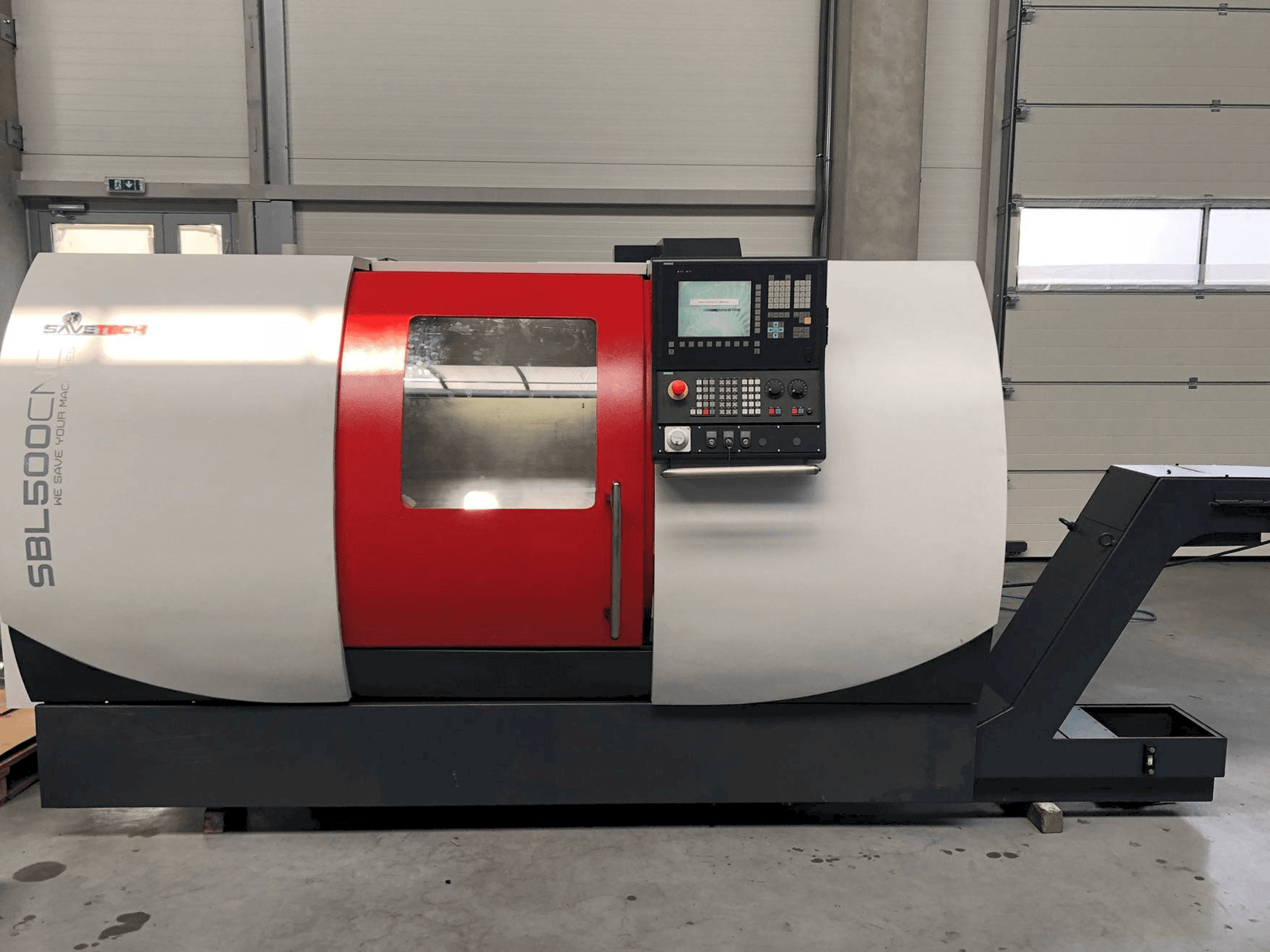 Front view of TRENS SBL 500/750 machine