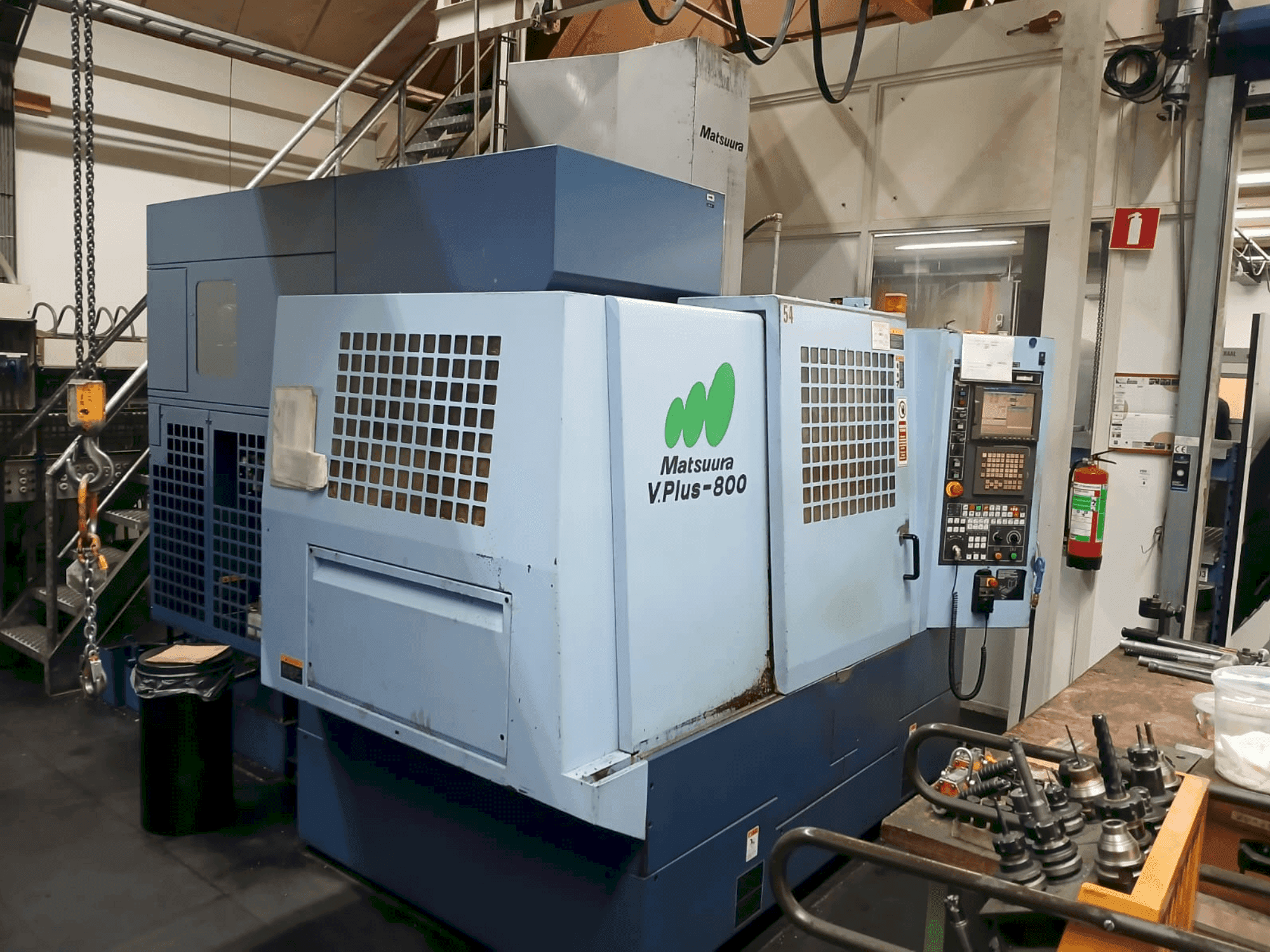 Front view of Matsuura V.PLUS-800 machine