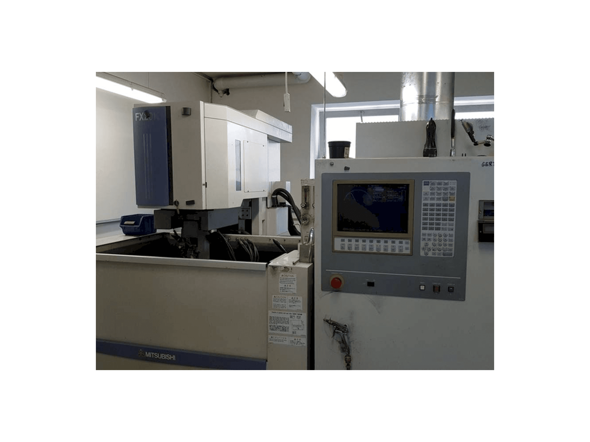 Front view of Mitsubishi FX 20 machine