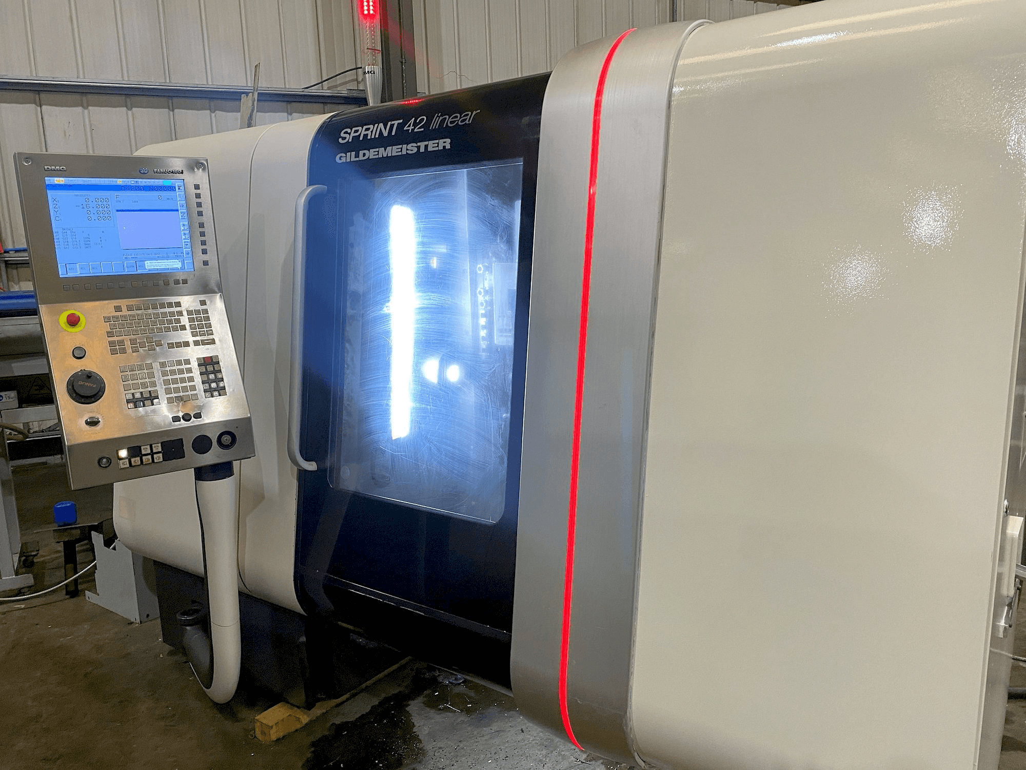 Front view of DMG GILDEMEISTER SPRINT 42 linear machine