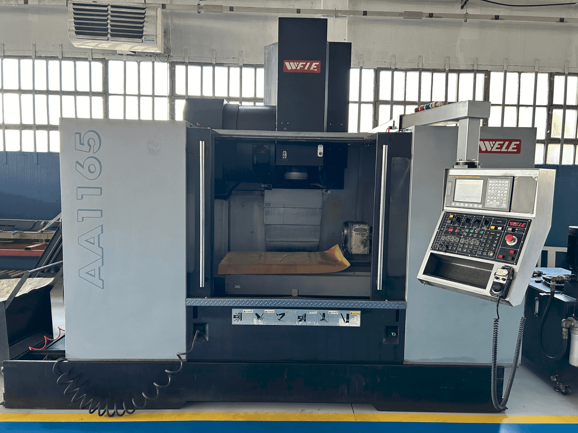 Front view of Wele AA1165 machine