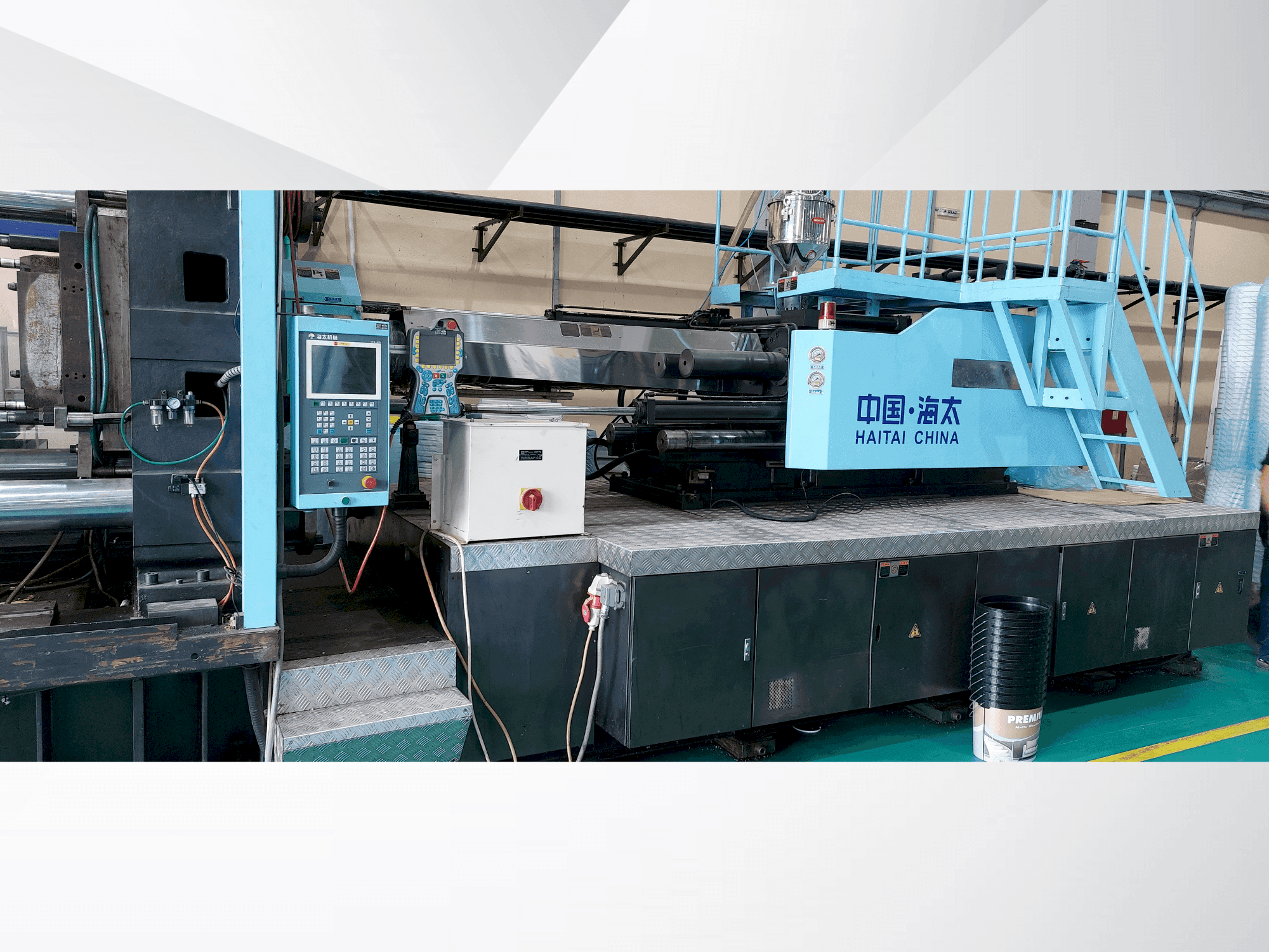 Front view of HAITAI HTW 10000 machine