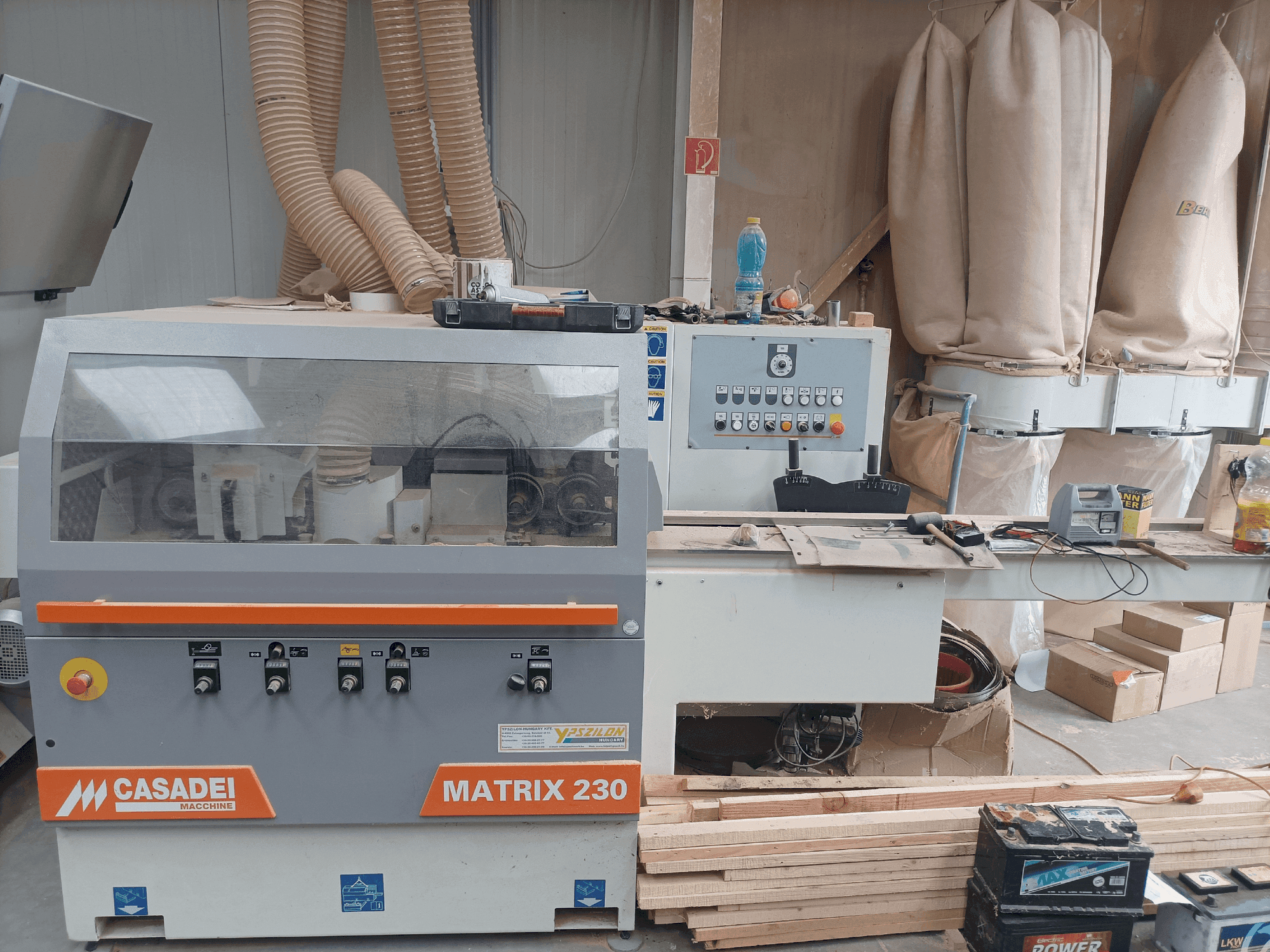 Front view of CASADEI MATRIX 230 (2018) machine