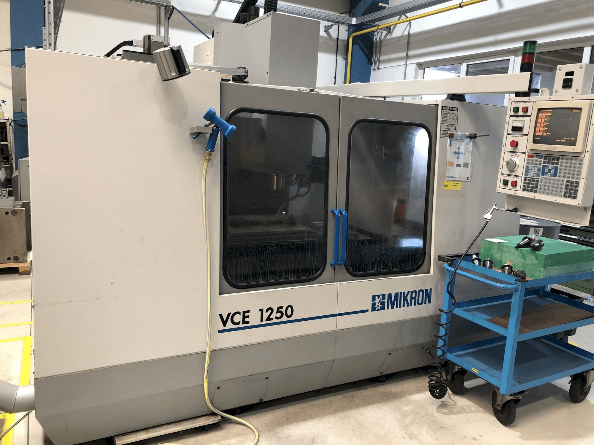 Front view of MIKRON VCE 1250 machine