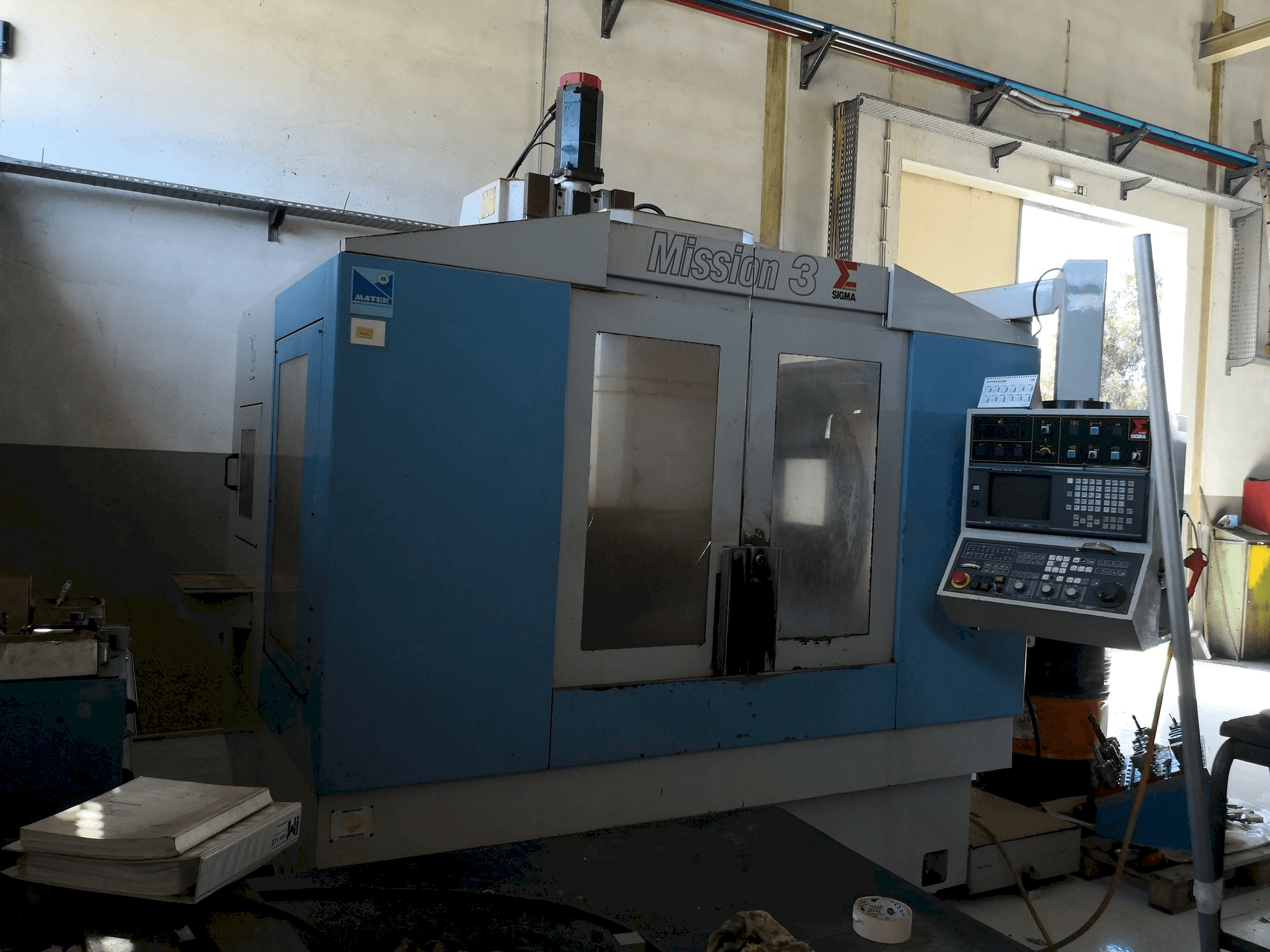 Front view of Sigma Mission 3 machine