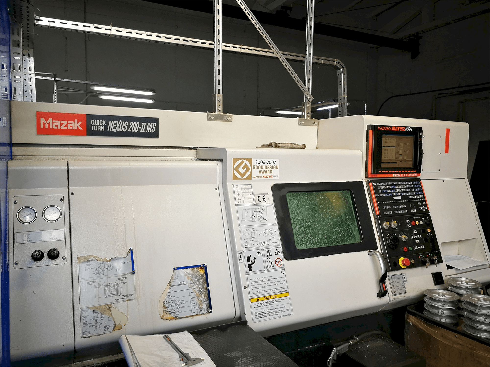 Front view of Mazak Quick Turn Nexus 250-II MS machine