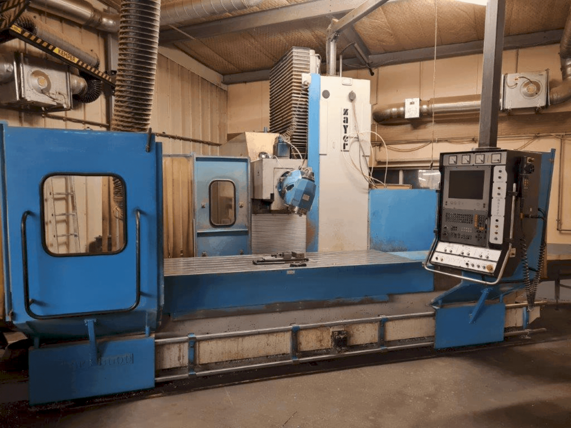 Front view of Zayer 30KF3000 machine