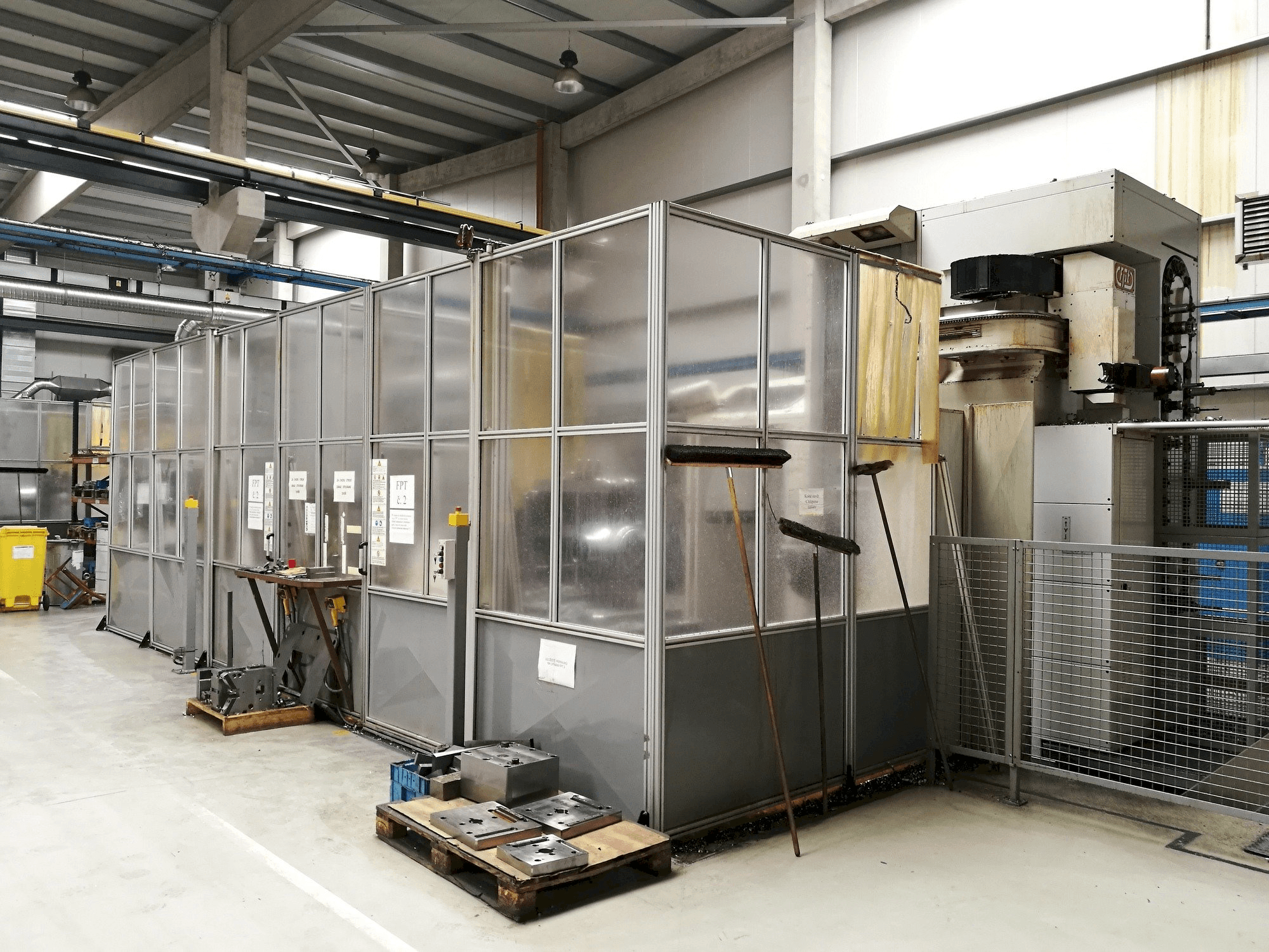 Front view of FPT Area M machine