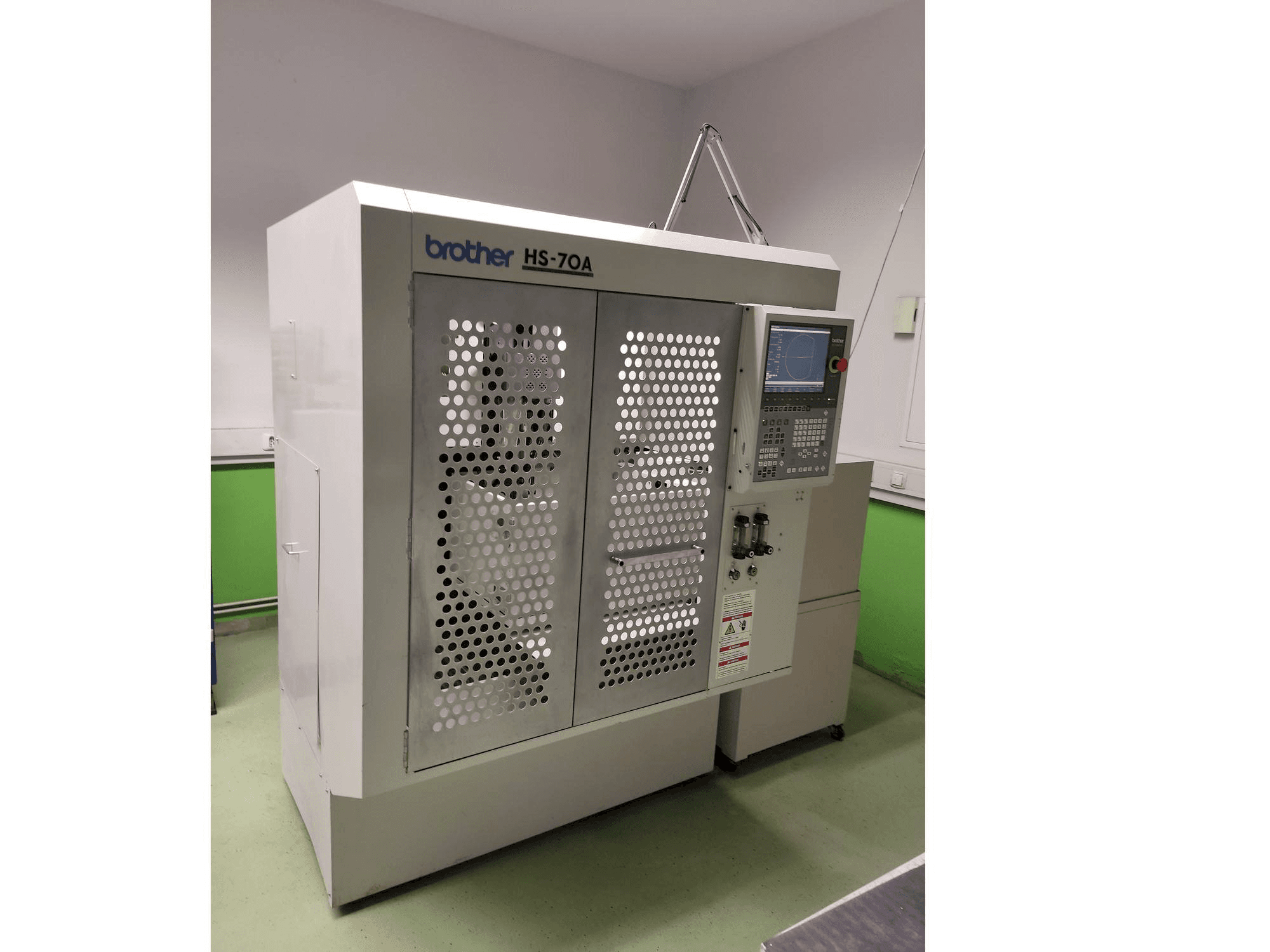 Front view of Brother HS-70A machine