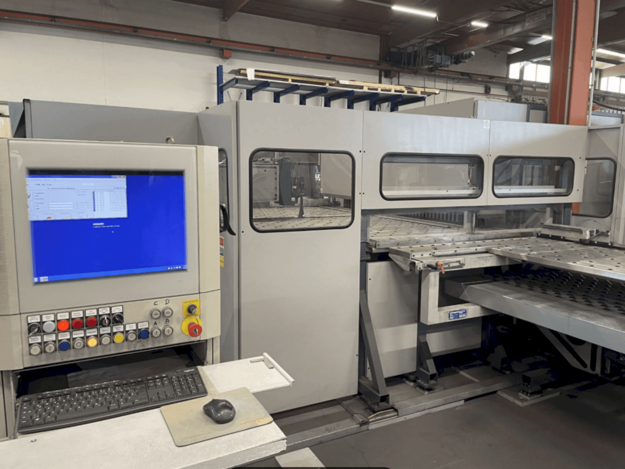 Front view of Salvagnini IP 54 machine