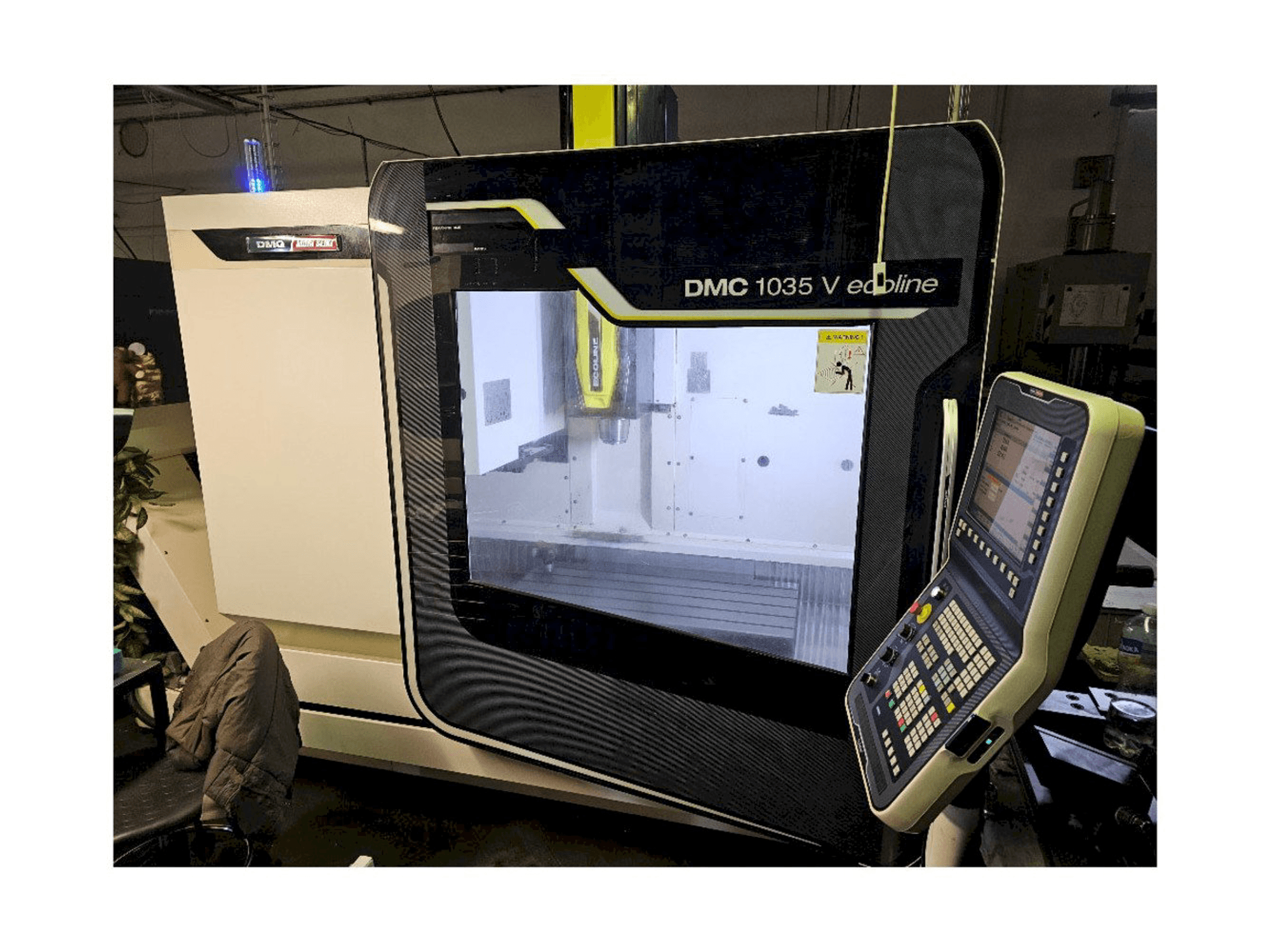 Front view of DMG DMC 1035 V ecoline machine