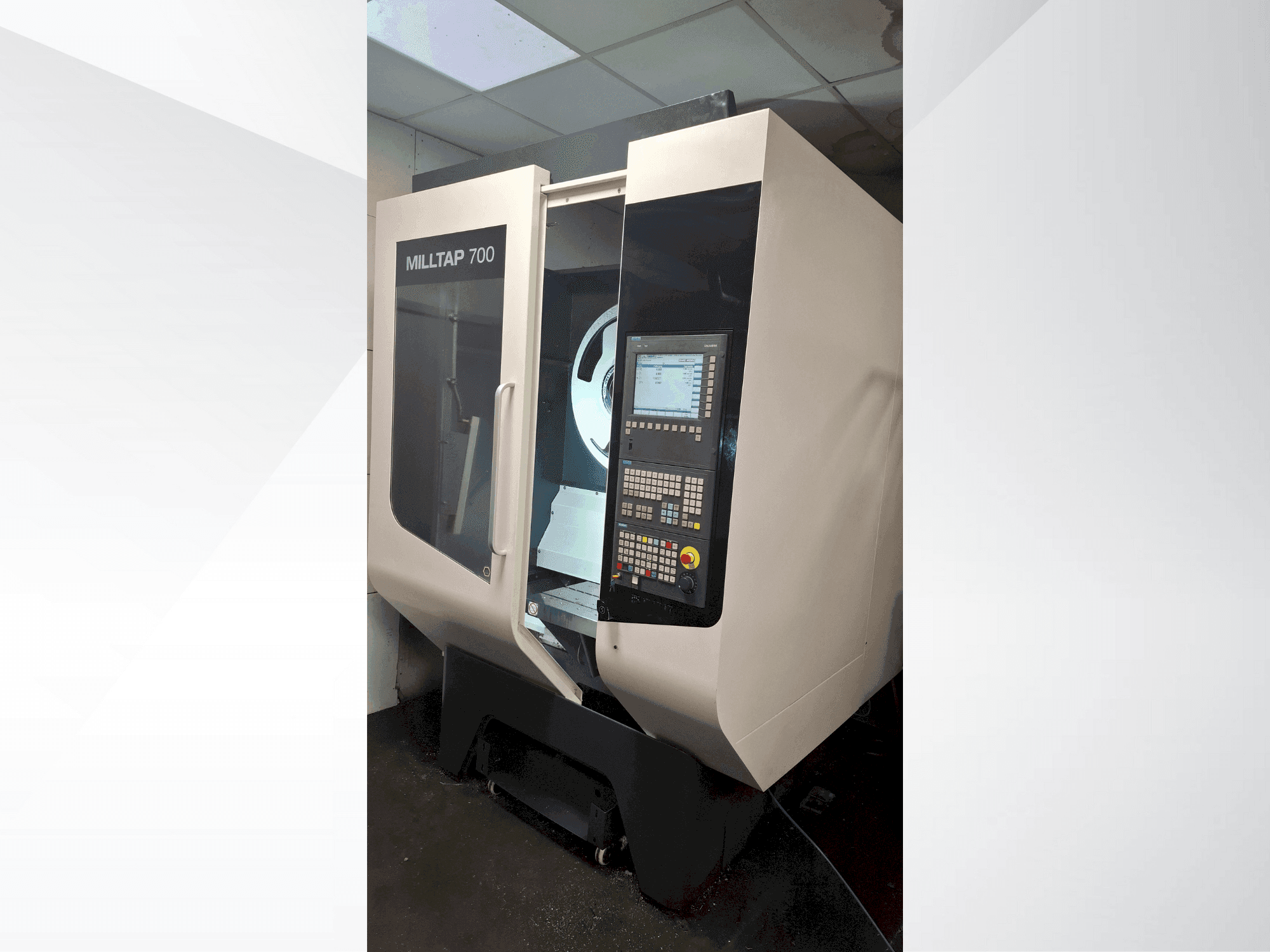 Front view of DMG MORI MILLTAP 700 machine