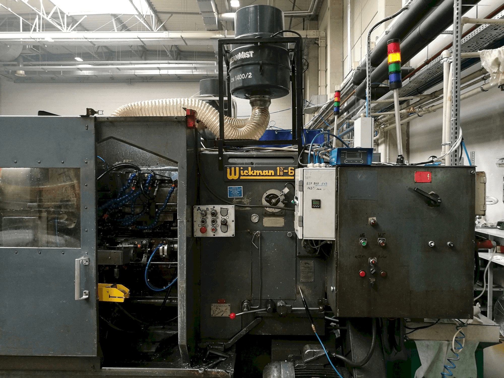 Front view of Wickman 1 3/8"-6 machine