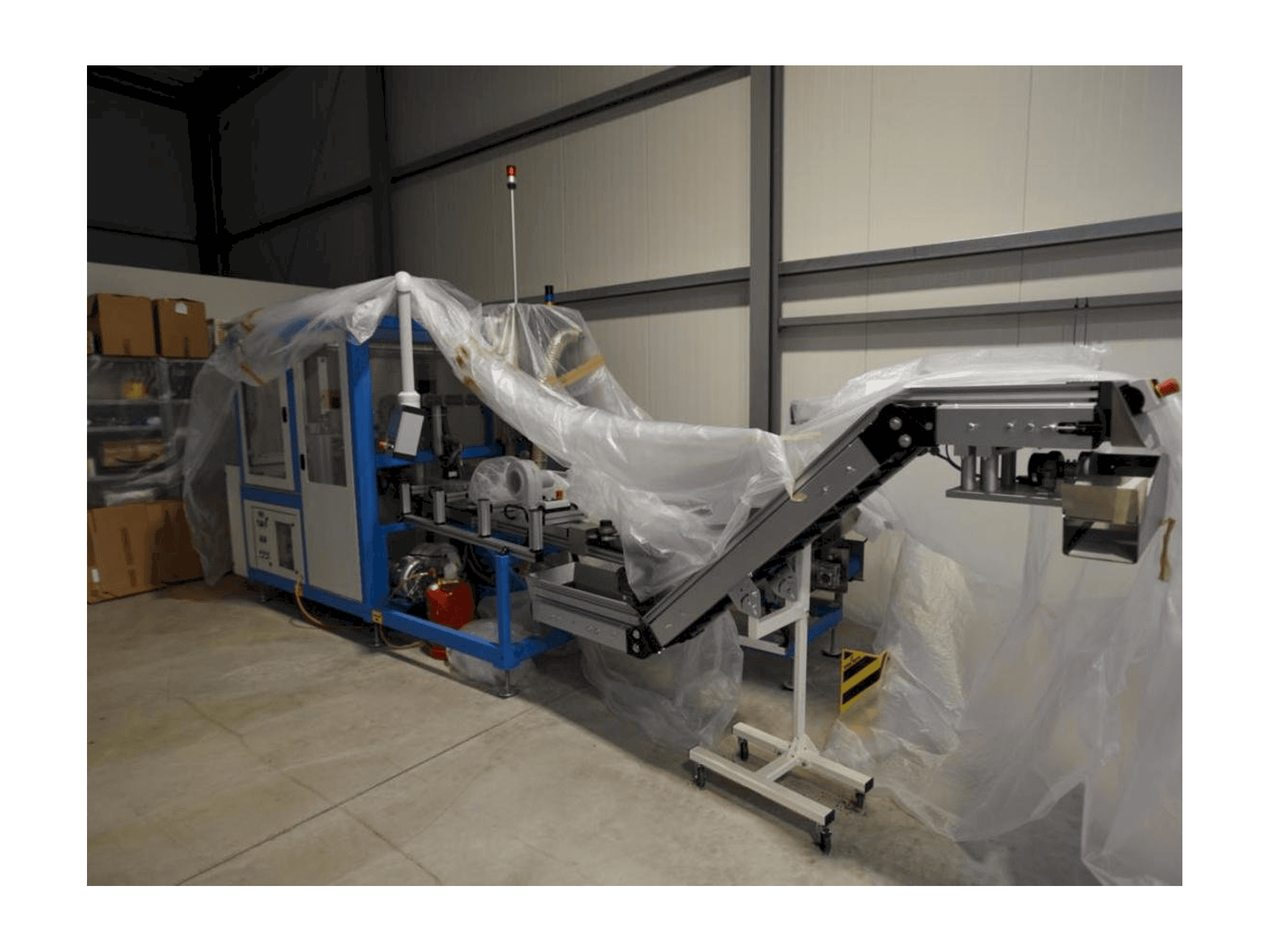 Left side view of TAMPOPRINT Closure Print C machine