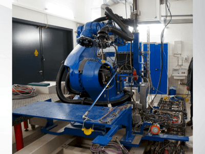 Side view of KUKA KR 100-2 HA 2000  machine