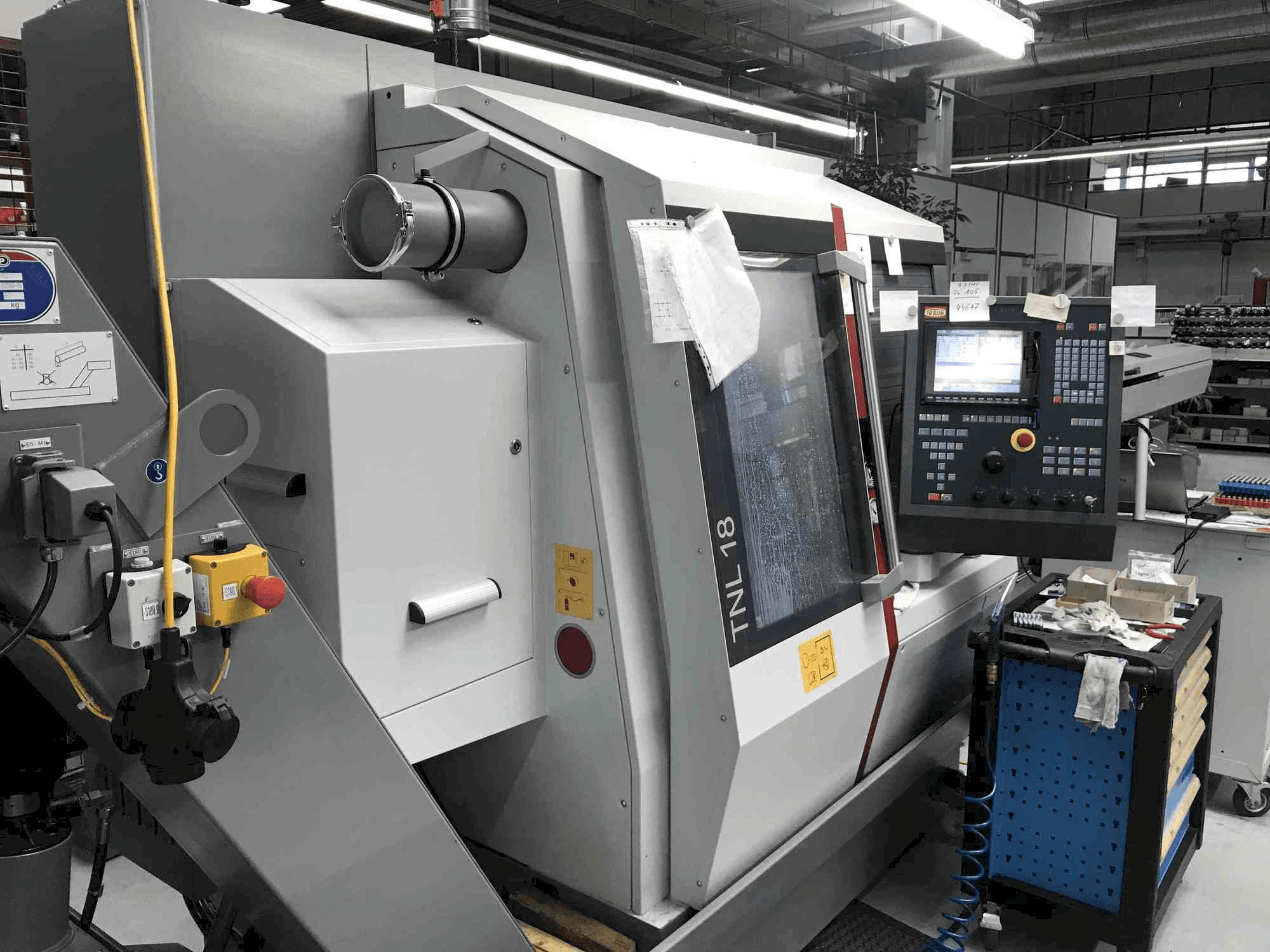 Front view of TRAUB TNL 18-9P machine