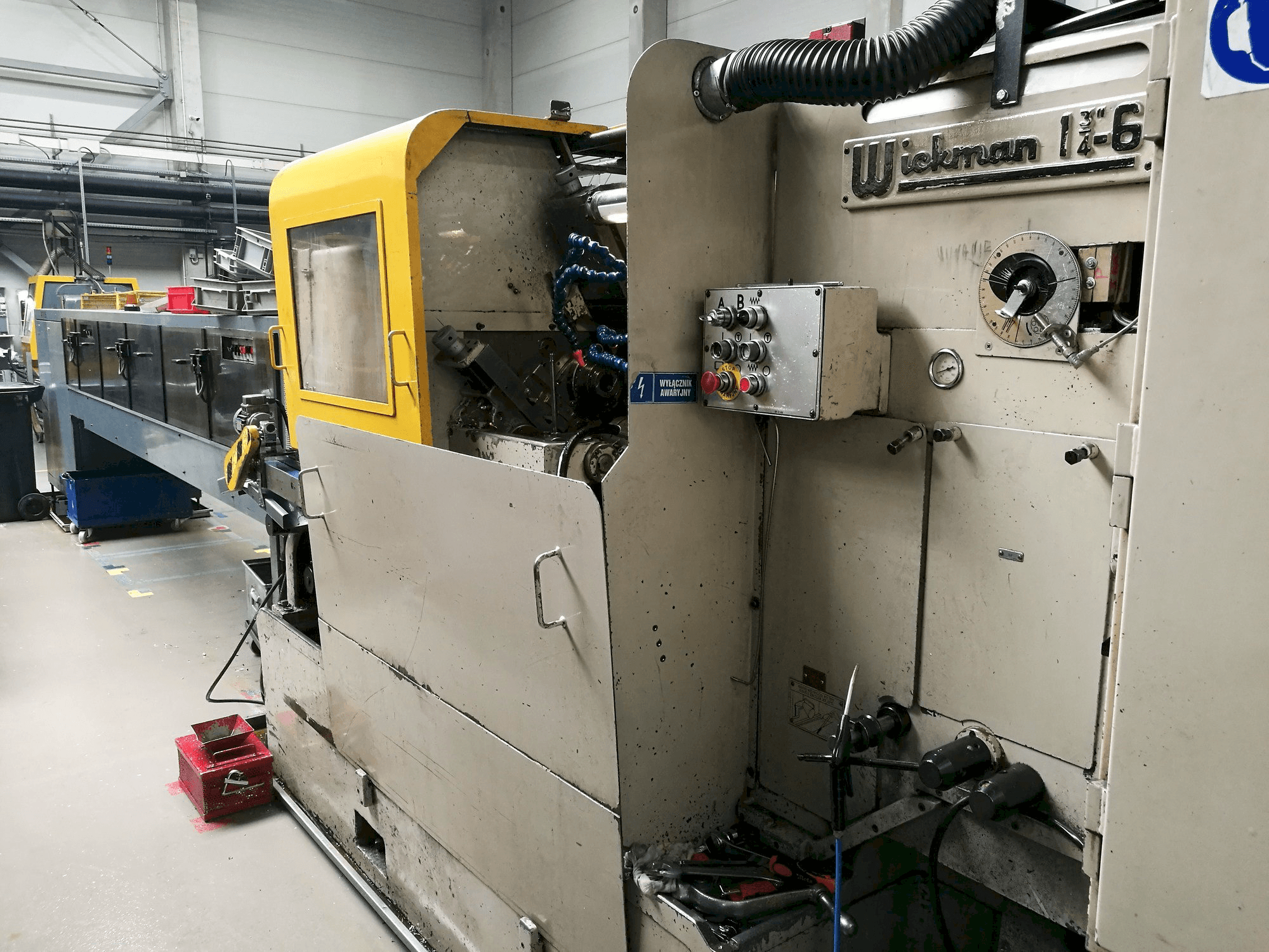 Front view of Wickman 1 3/4"-6 machine