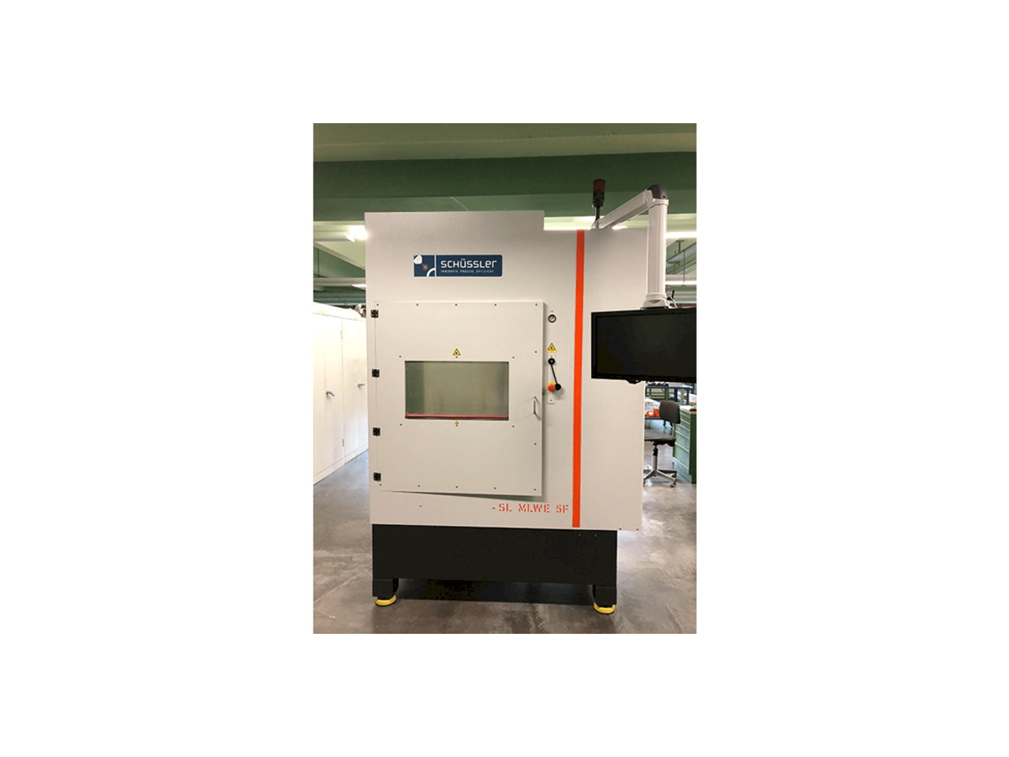 Front view of Schussler SL MLWE 5F machine