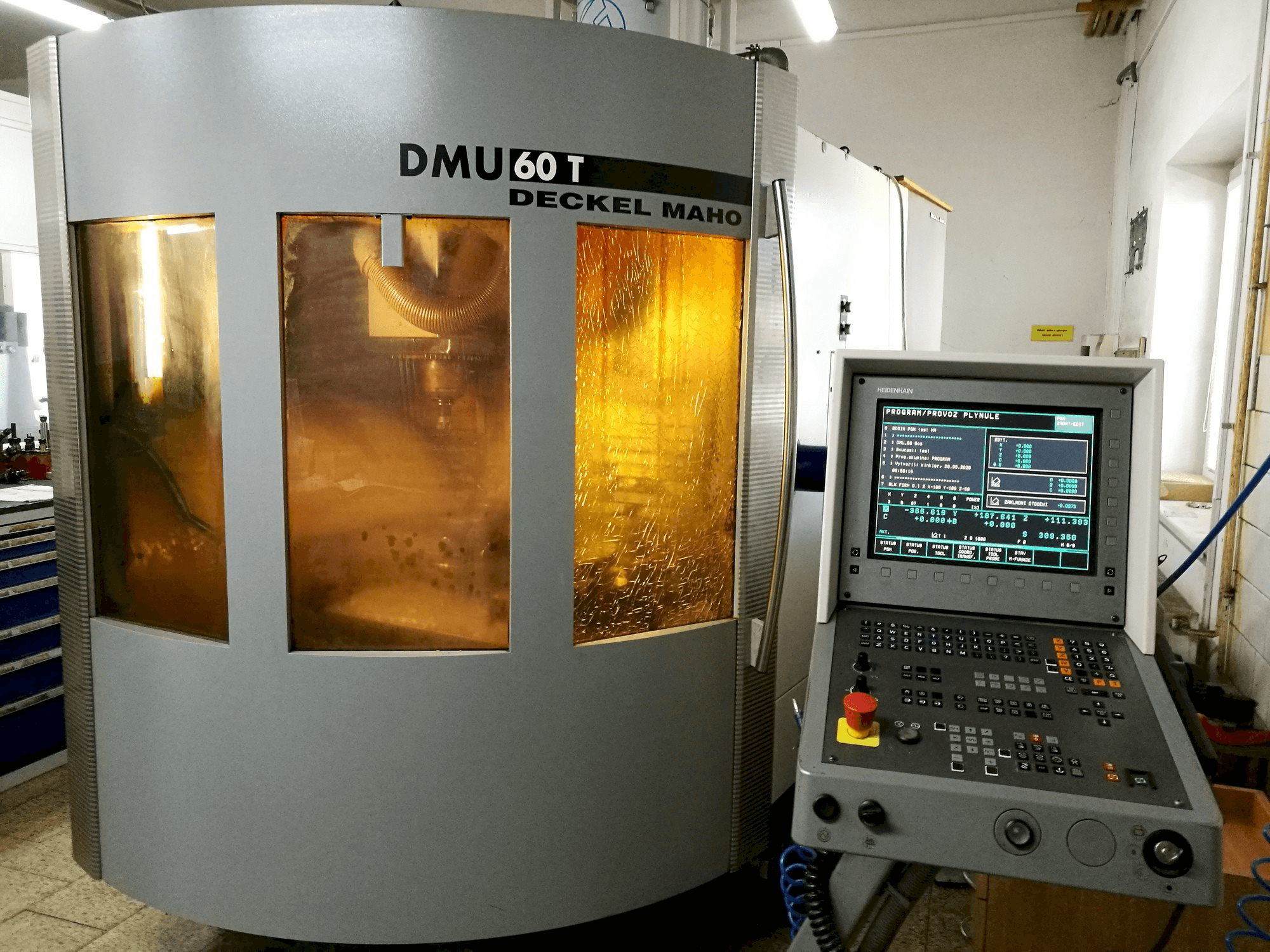 Front view of DECKEL MAHO DMU 60T machine